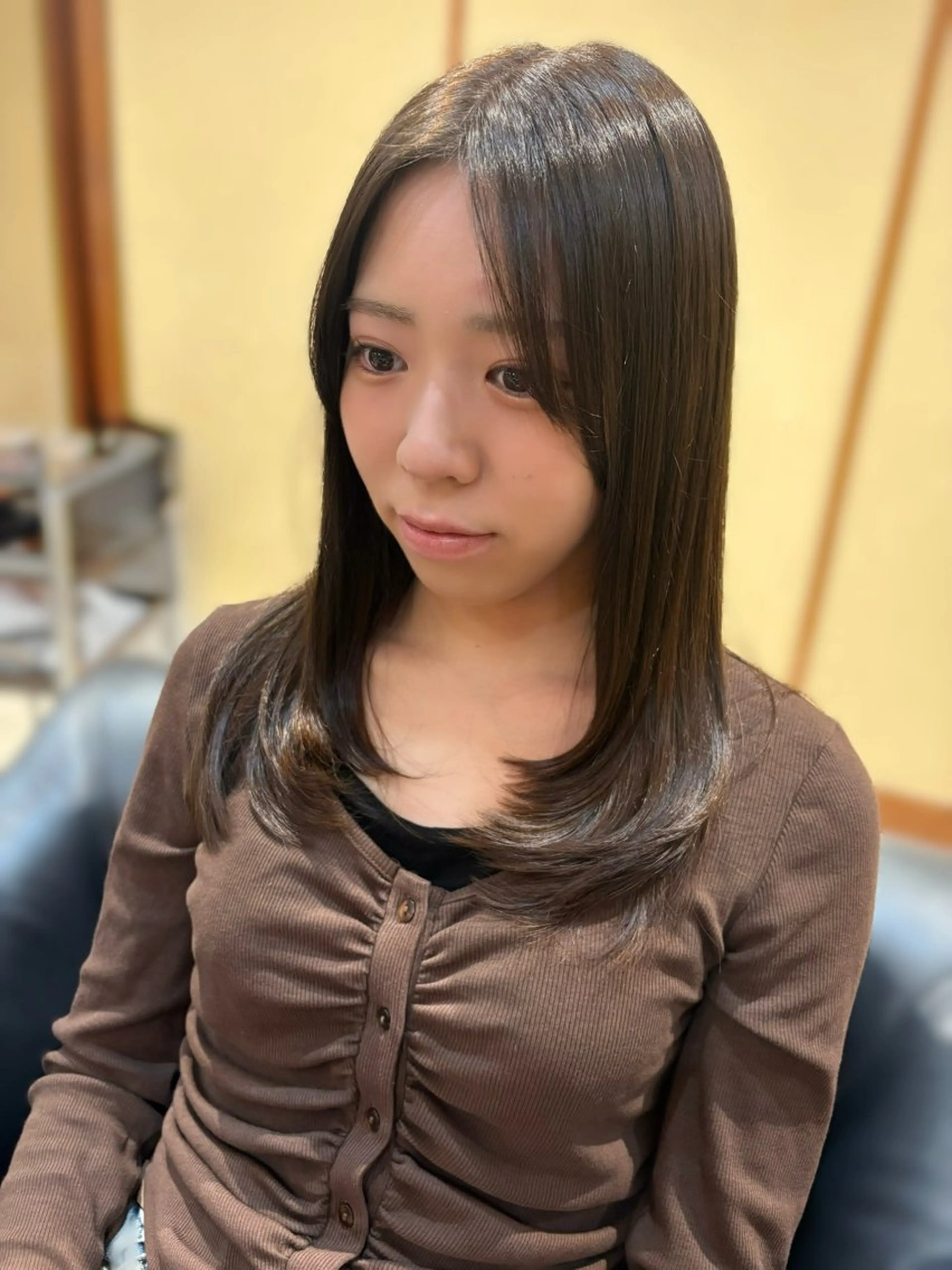 カット+ワンカラー🐶(白髪染め含む）条件あり🙇‍♀️ ̖́-‬の写真