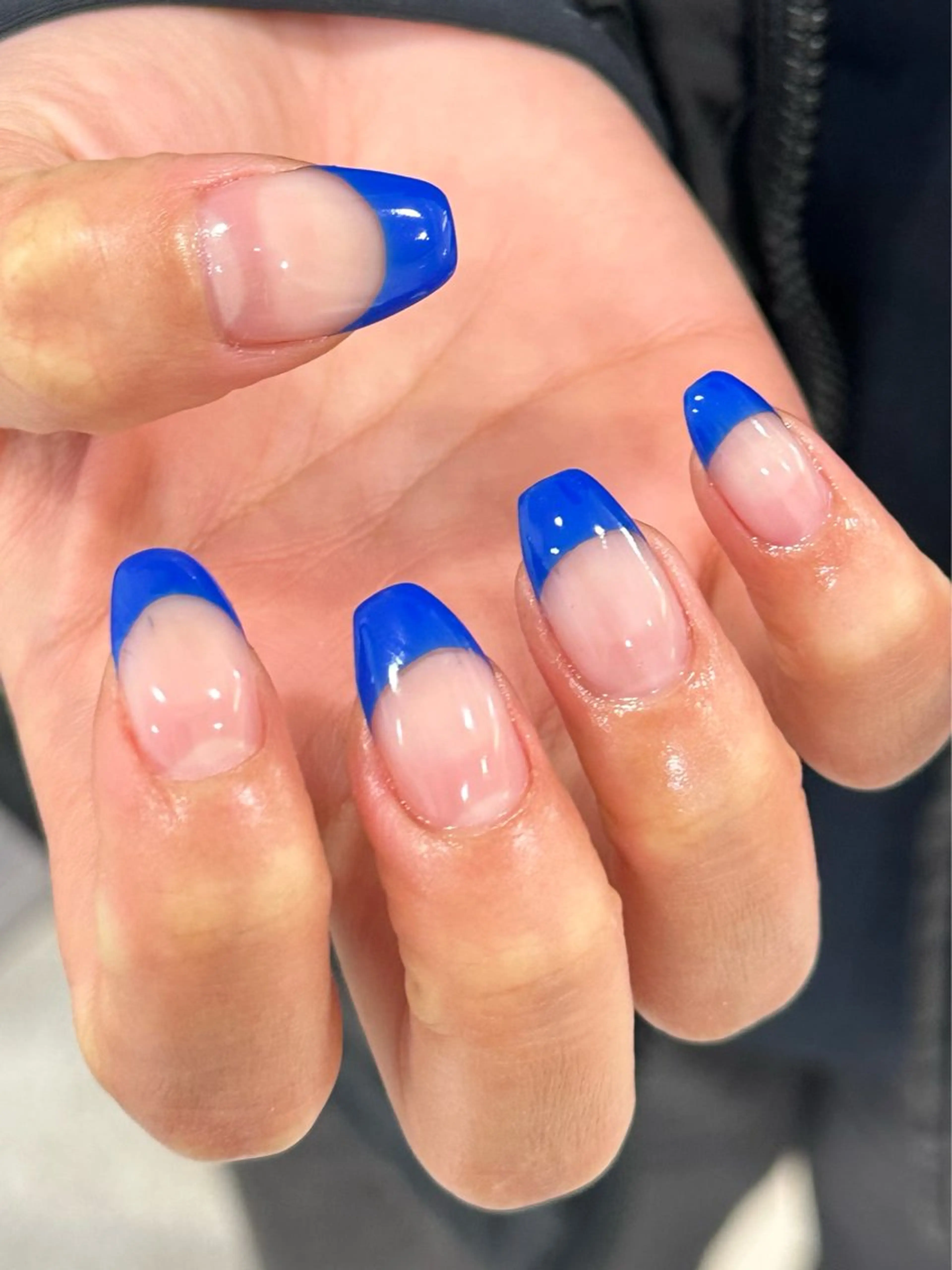 美爪フレンチ(クリアベース×フレンチ) ✨丁寧ケア🫧 ⚠️オフありの写真