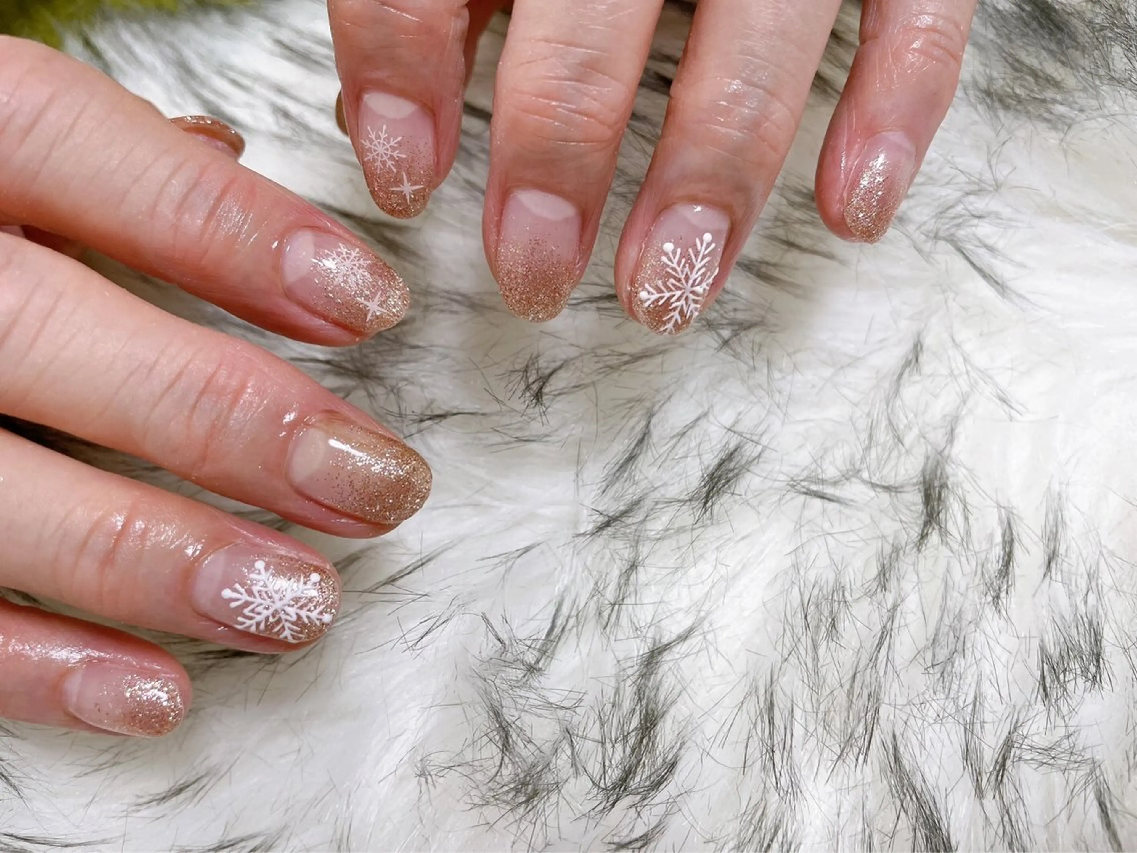 ネイル オーロラネイル フットネイル フレンチネイル ジェルネイル 韓国ネイル kiki nail 二子玉川のネイルデザイン