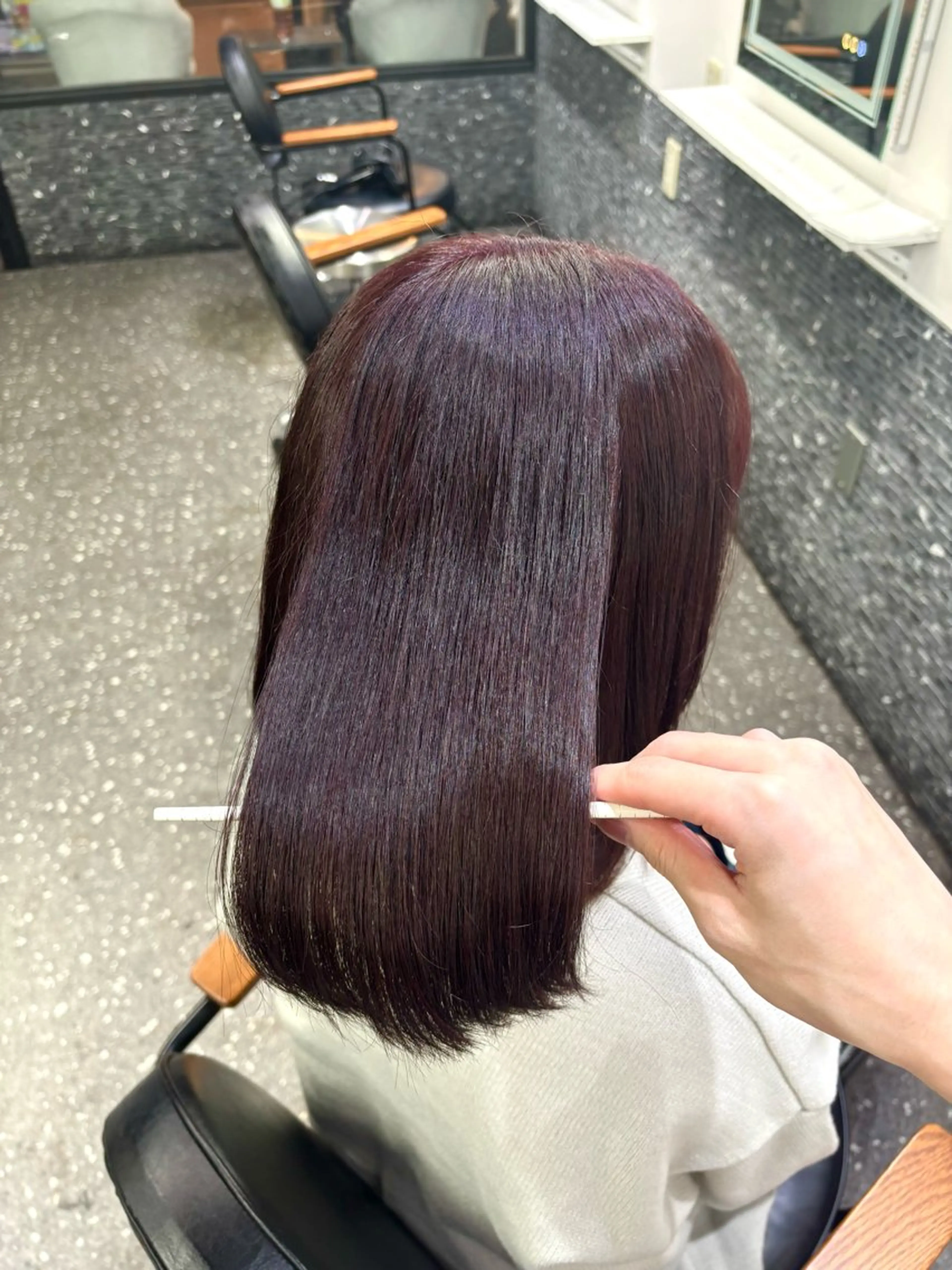 ミディアム 艶髪/透明感/吉祥寺 /縮毛矯正/yutoのヘアスタイル