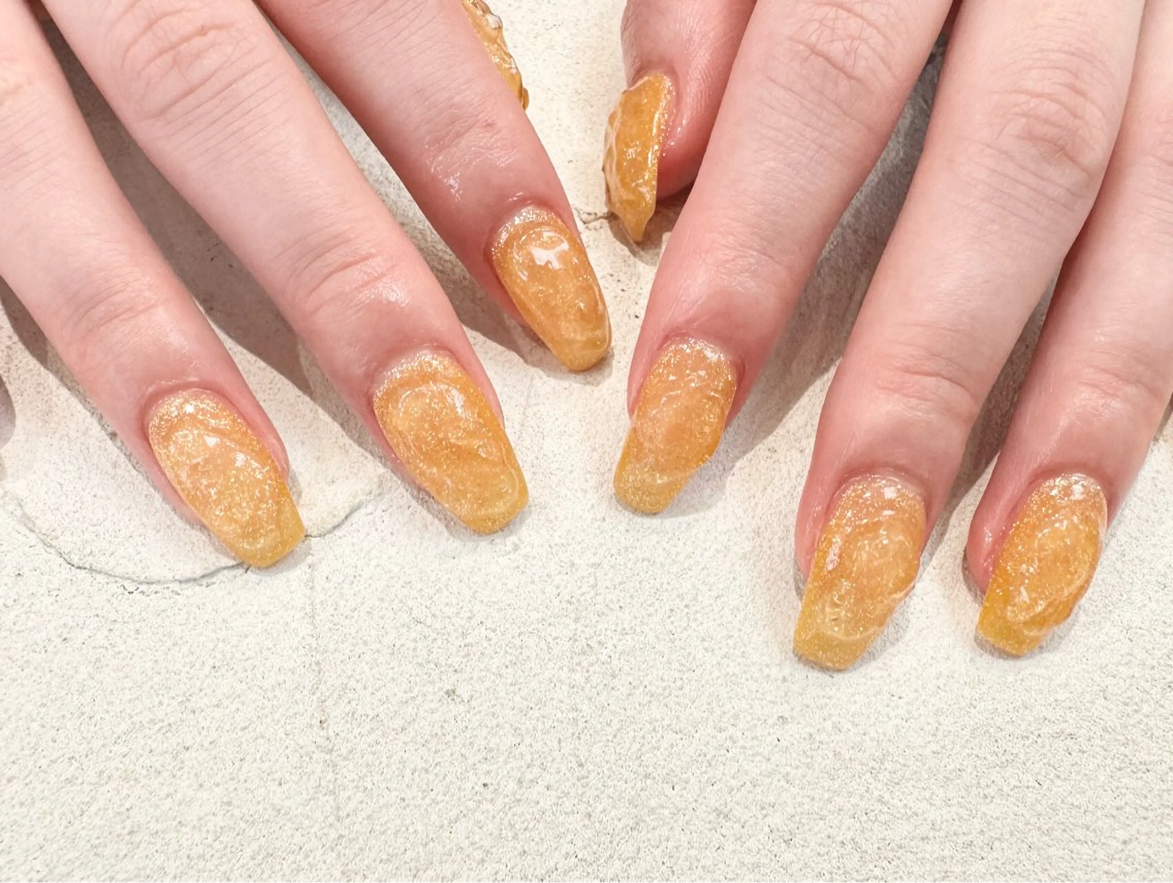 ネイル ジェルネイル ラメ(グリッター) ハンドネイル ひなの🌻hina nail自宅サロンのネイルデザイン