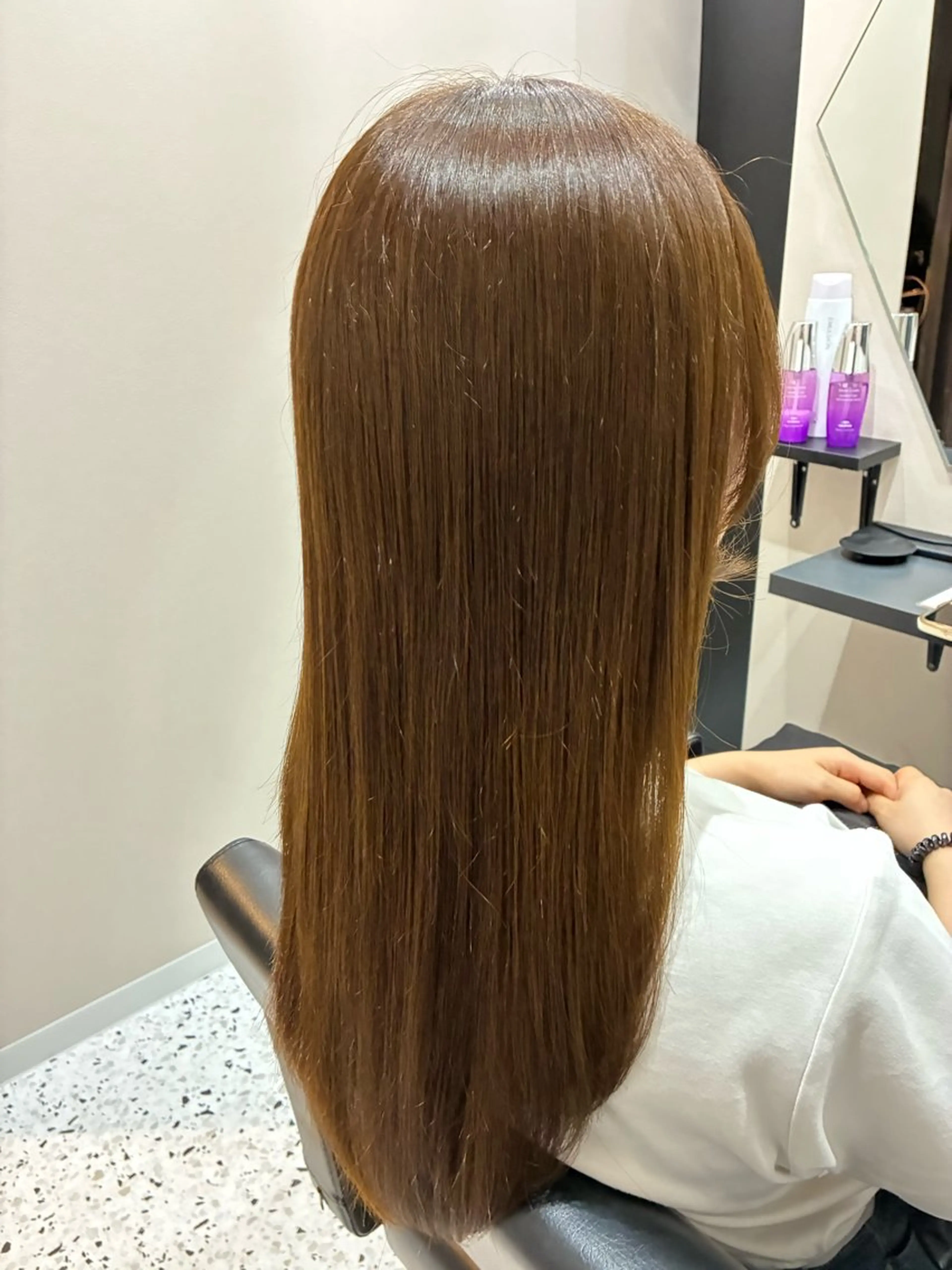 セミロング カラー ヘアカラー 美髪×髪質改善 🖤Yukineのヘアスタイル