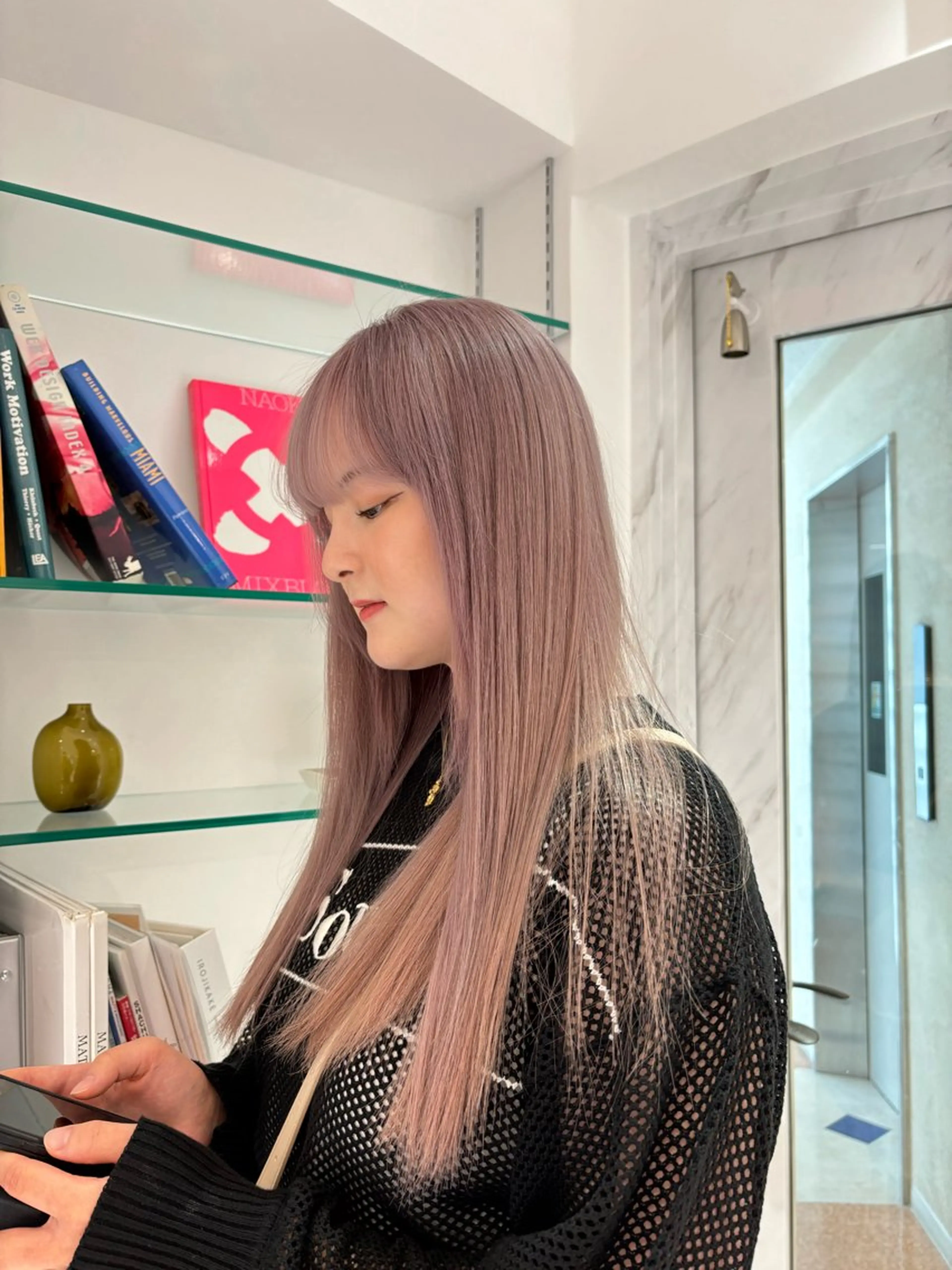 ロング カラー ブリーチ 松村明門/メンズ カット/メンズパーマのヘアスタイル