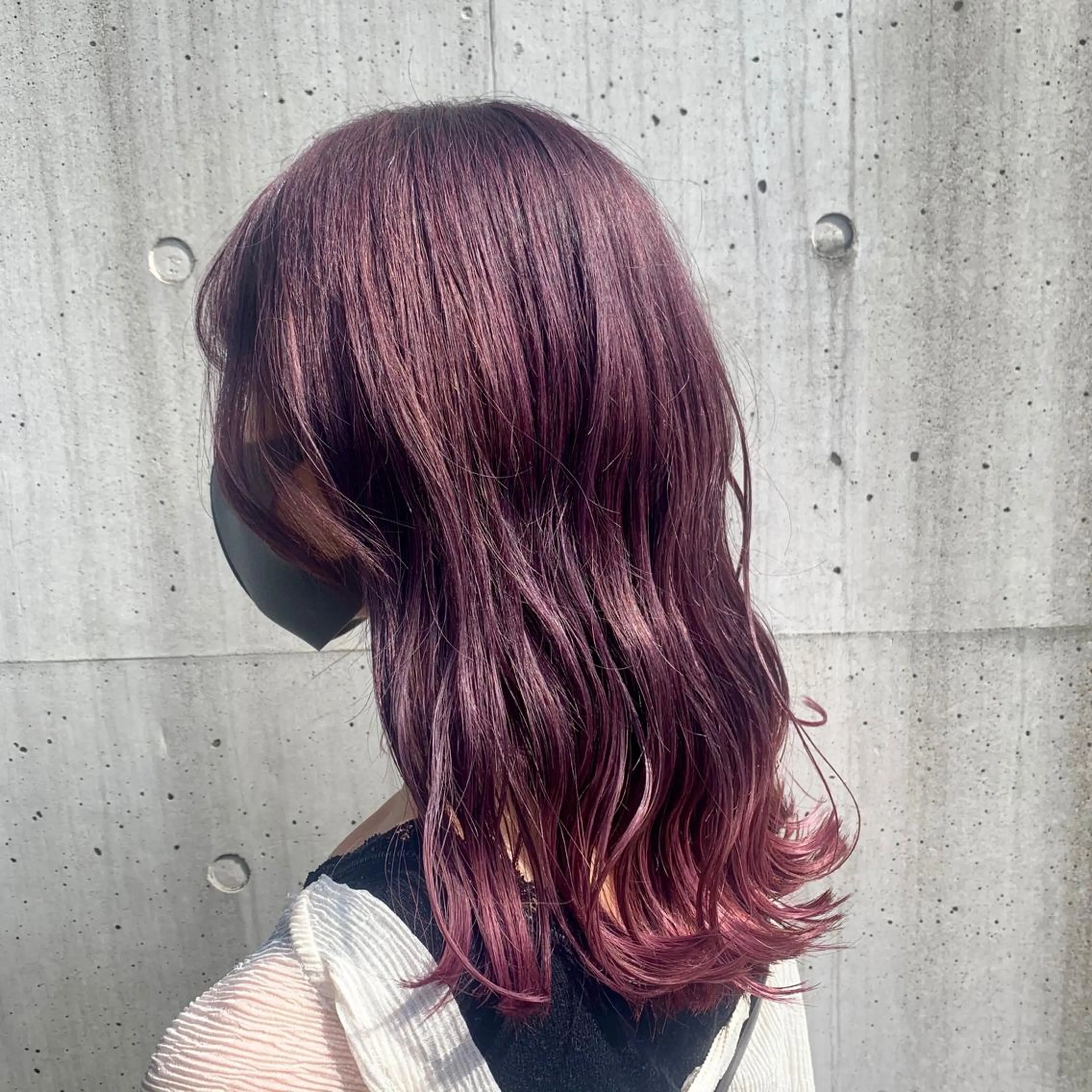 セミロング カラー ヘアカラー ボブ/インナーカラー ショート/佐野祥子のヘアスタイル