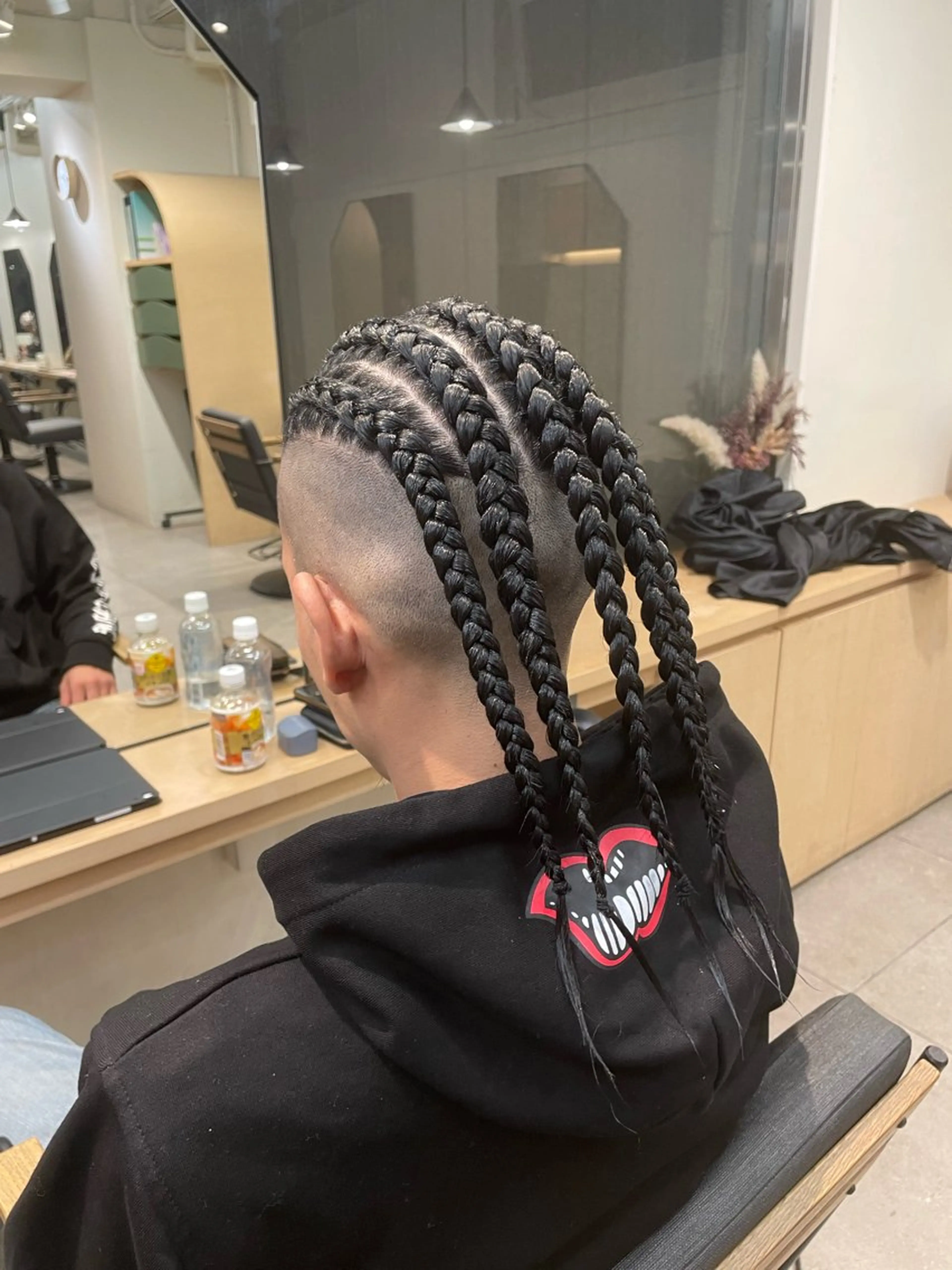 ヘアアレンジ メンズ ヘアセット Le'a所属・渋谷/フェード/ 國分 翔のヘアスタイル