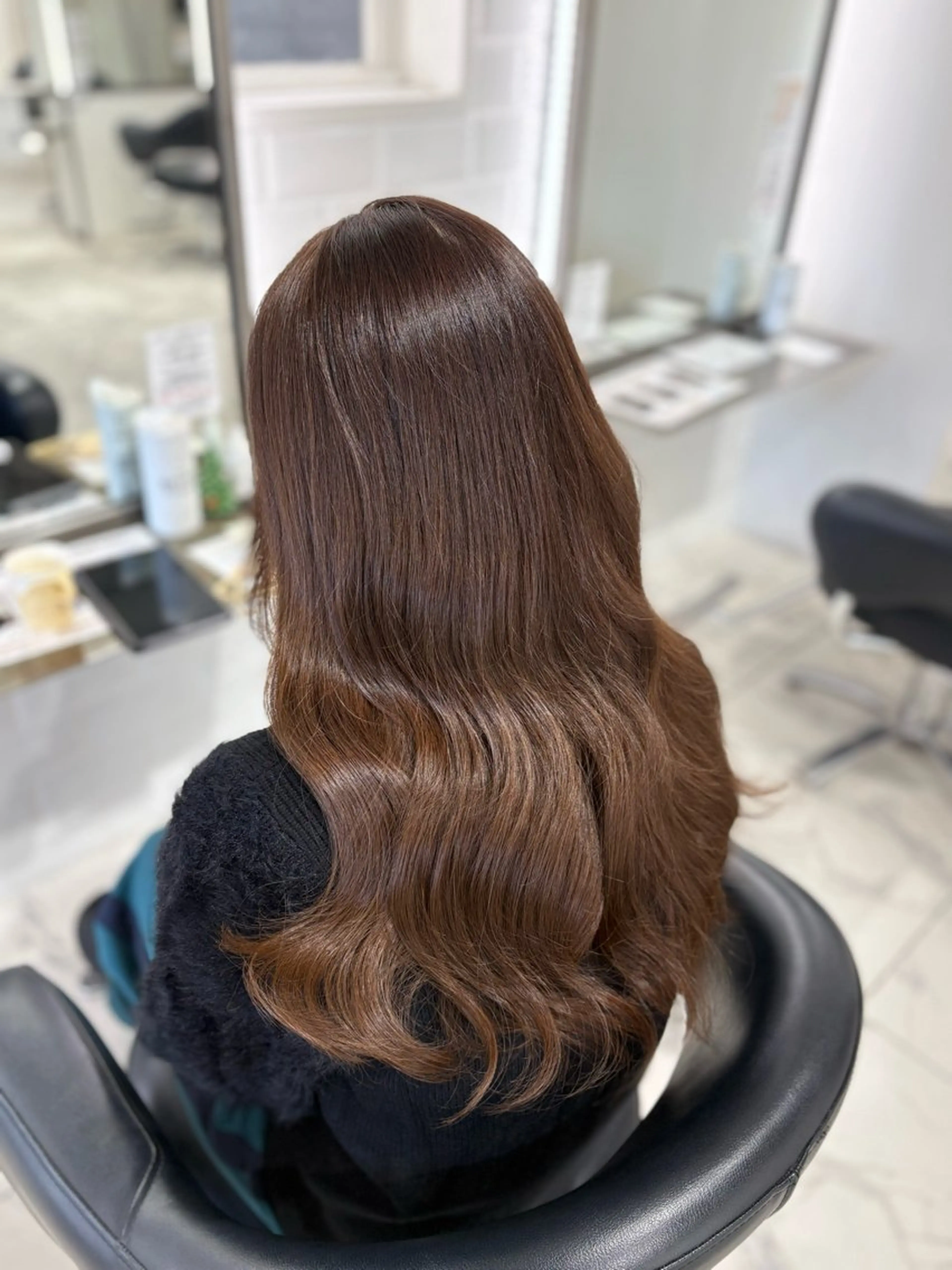 ロング カラー ヘアカラー トリートメント 透明感カラー/ 岡田澪香のヘアスタイル