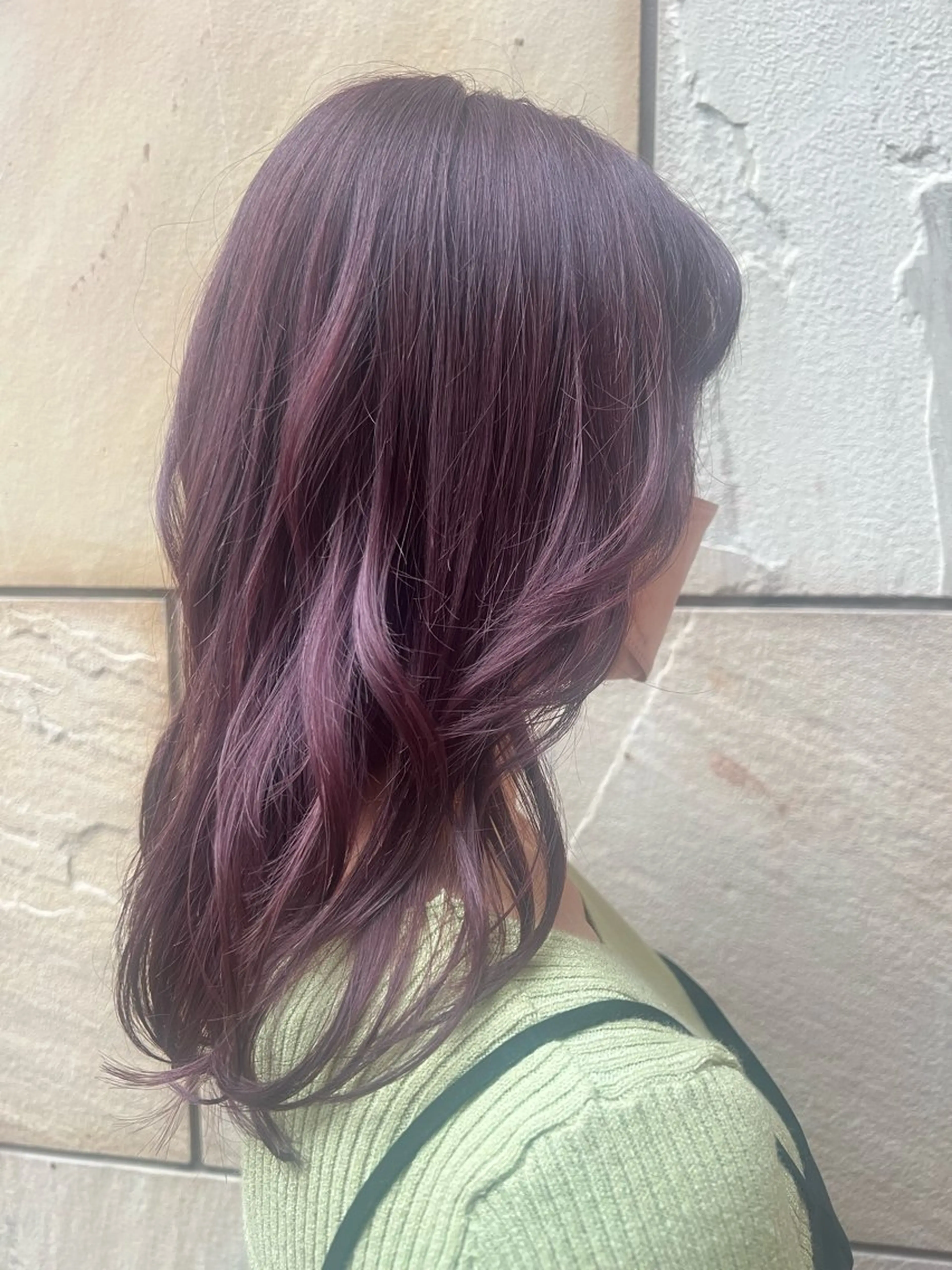 セミロング カラー TAYA THE BASICS FUKUOKA所属・韓国風カット/カラー /NATSUKIのヘアスタイル