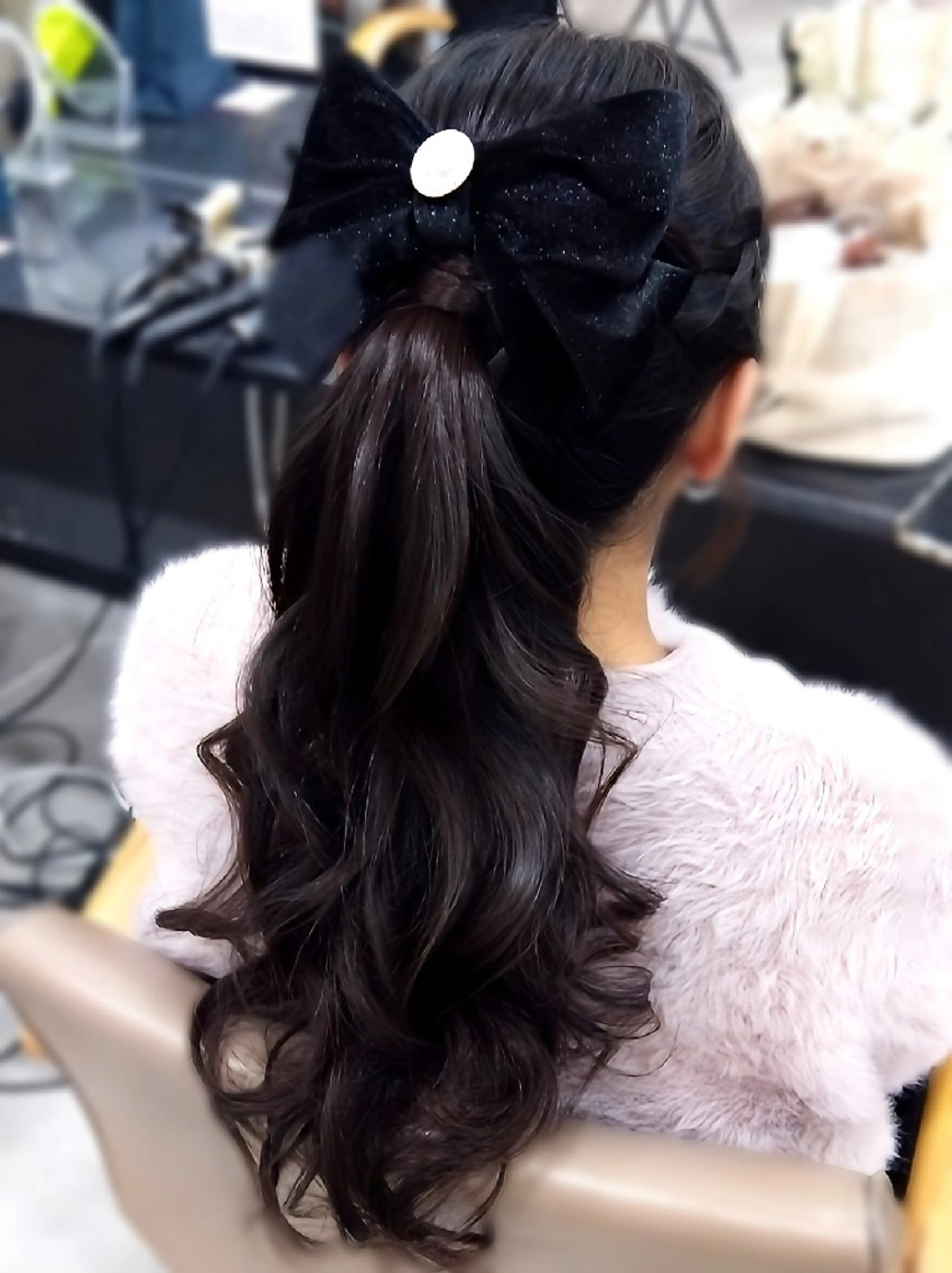 ロング ヘアアレンジ ポニーテール ヘアセット ヘアセット/中洲 Akaneのヘアスタイル