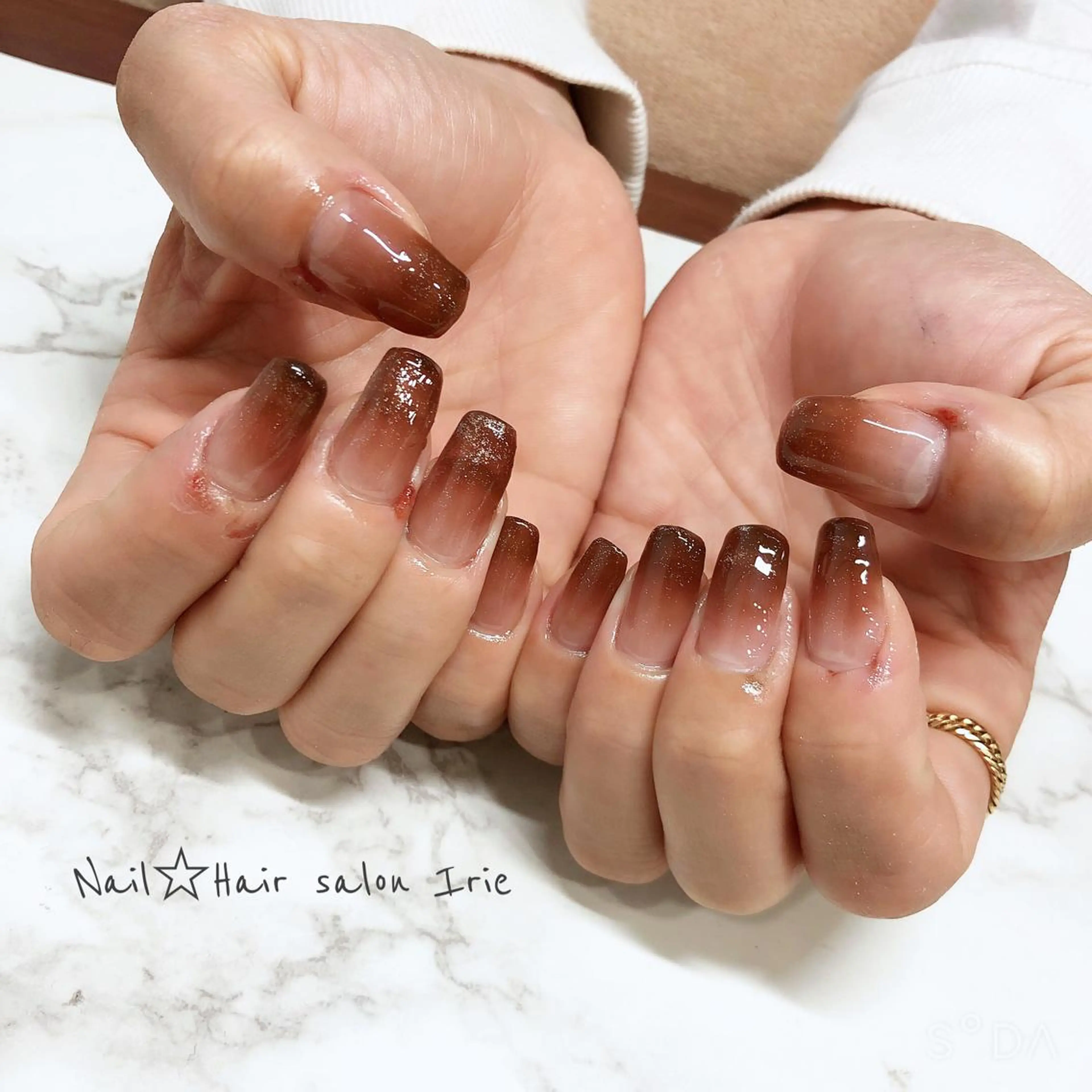 ネイル ハンドネイル Hair salon Irie所属・與儀 知佳のネイルデザイン