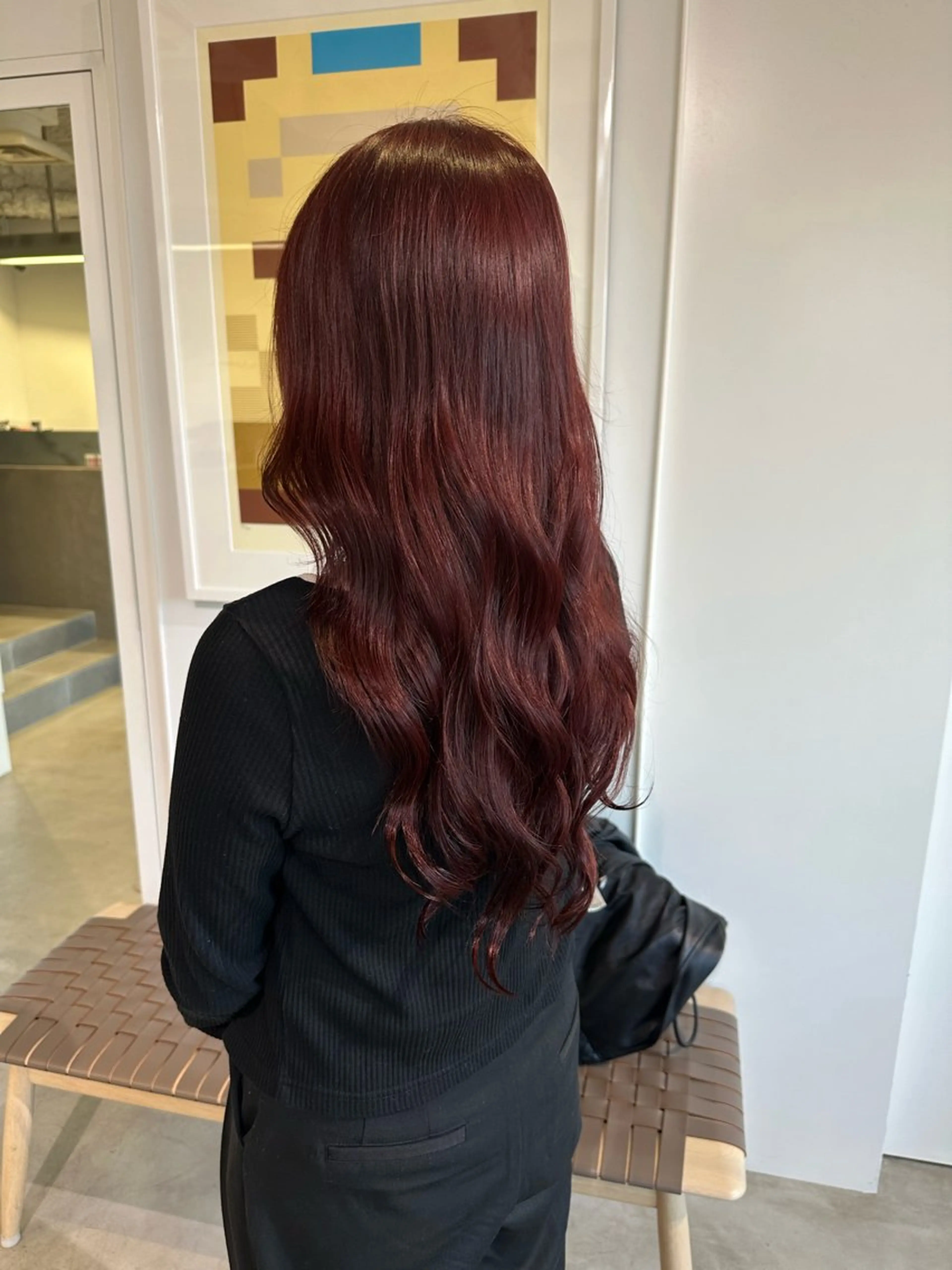 ロング ロング カット ヘアカラー トリートメント 和田 あおいのヘアスタイル