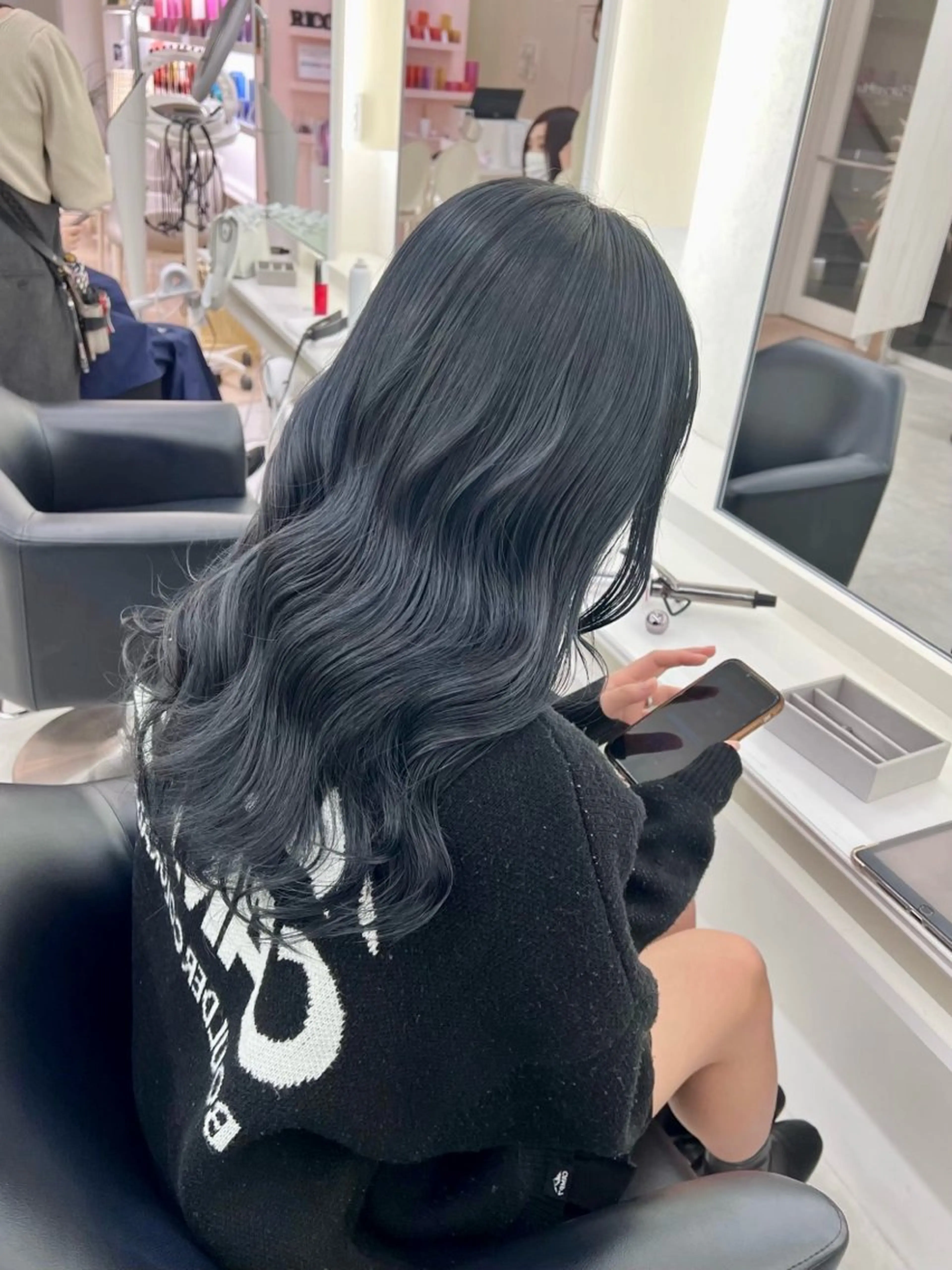 ロング カラー Parve  Mix 🫧梶川虹のヘアスタイル