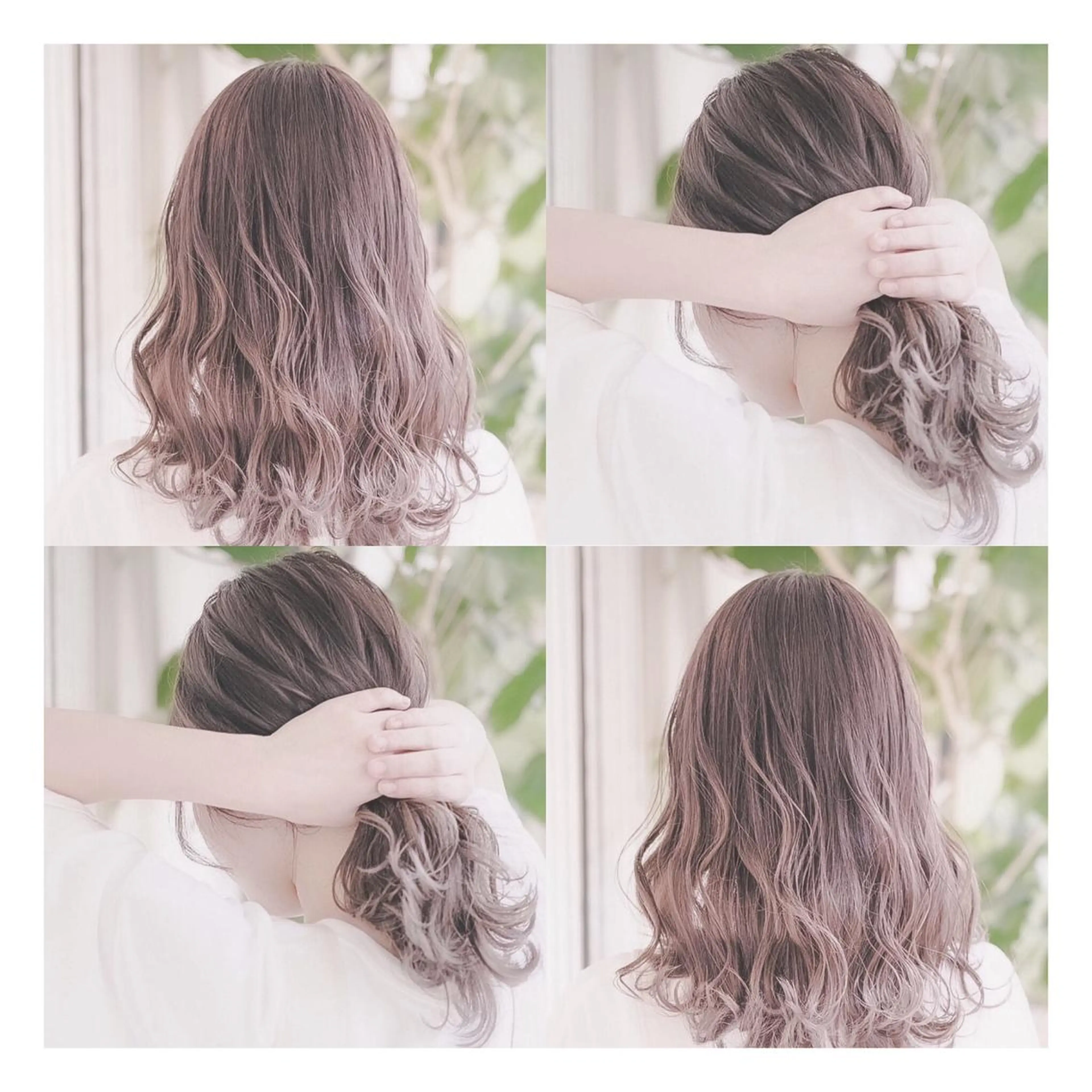 セミロング カラー ba-boo 広島のヘアスタイル