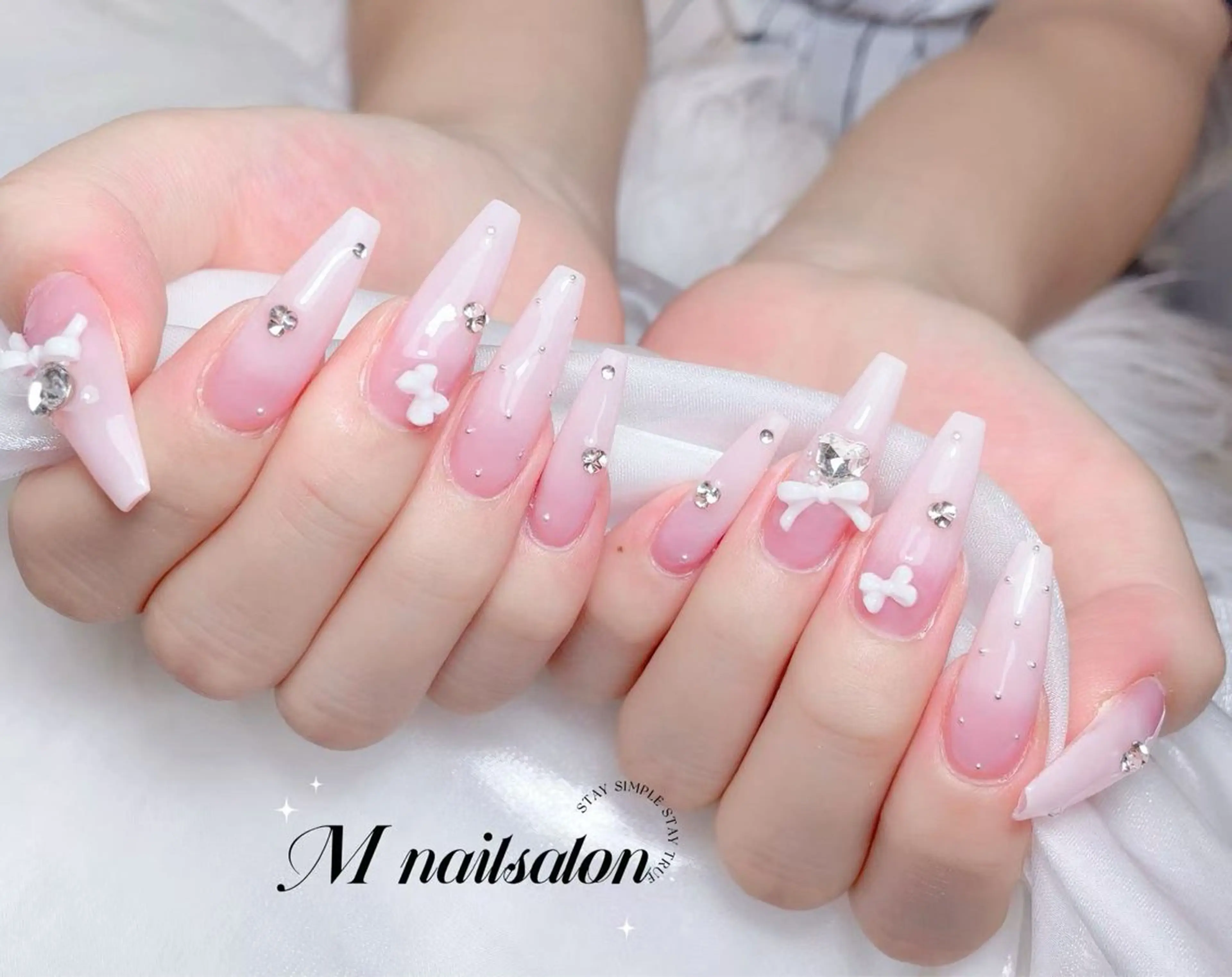 ネイル M🌷nail 長さだし専門店のネイルデザイン