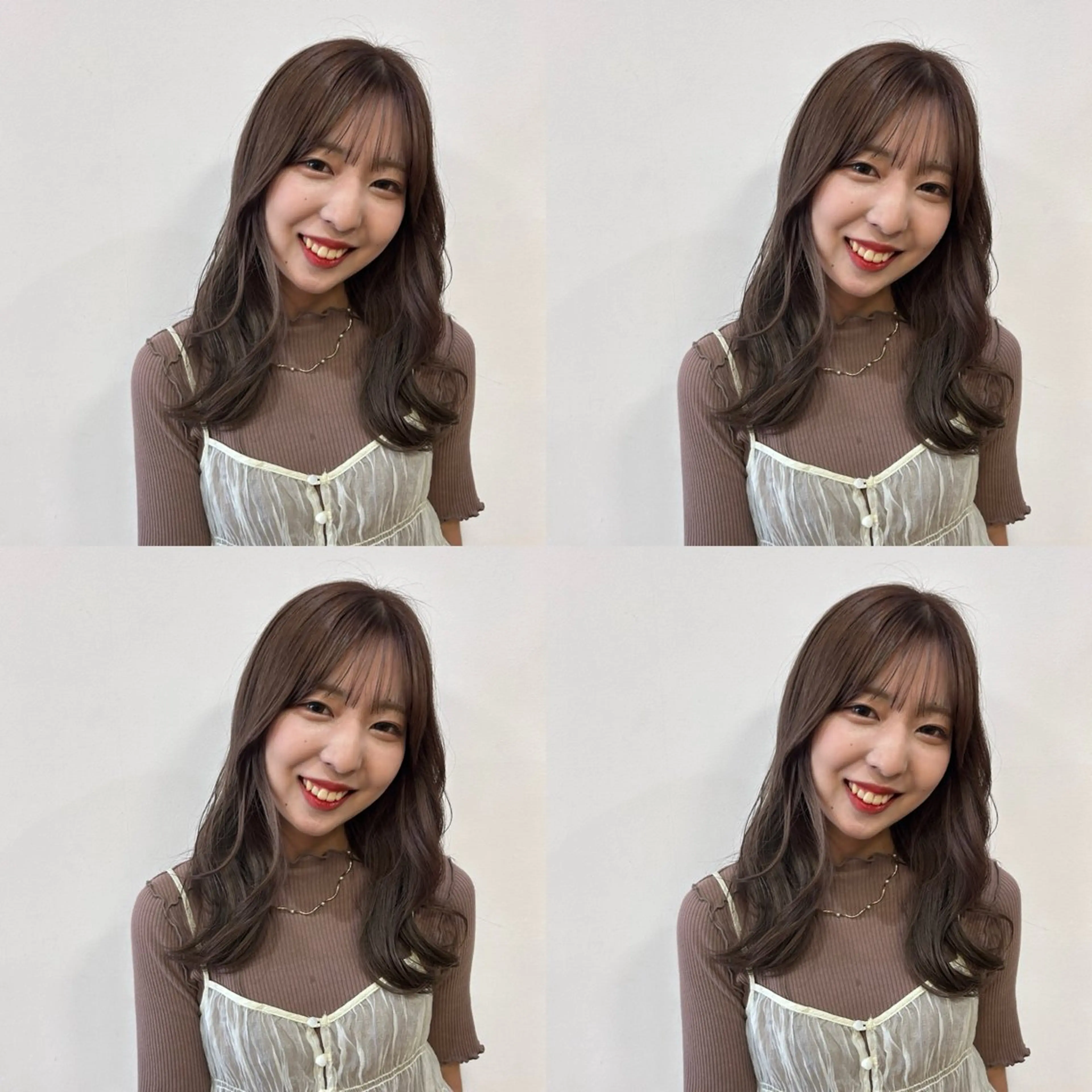 セミロング 1/f hair space所属・河口 友里のヘアスタイル