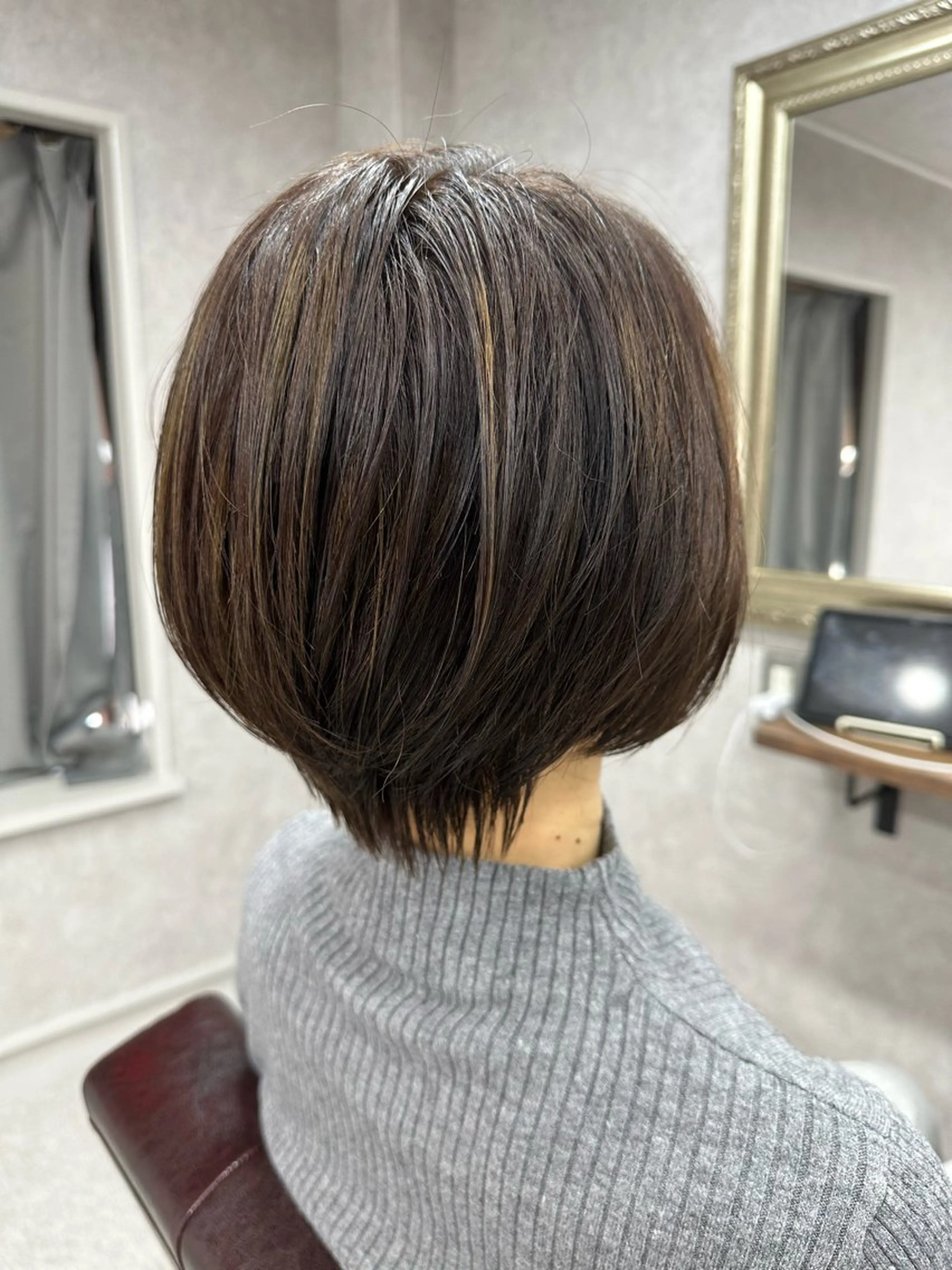 ショート カラー カット ヘアカラー トリートメント Lien 深井店のヘアスタイル