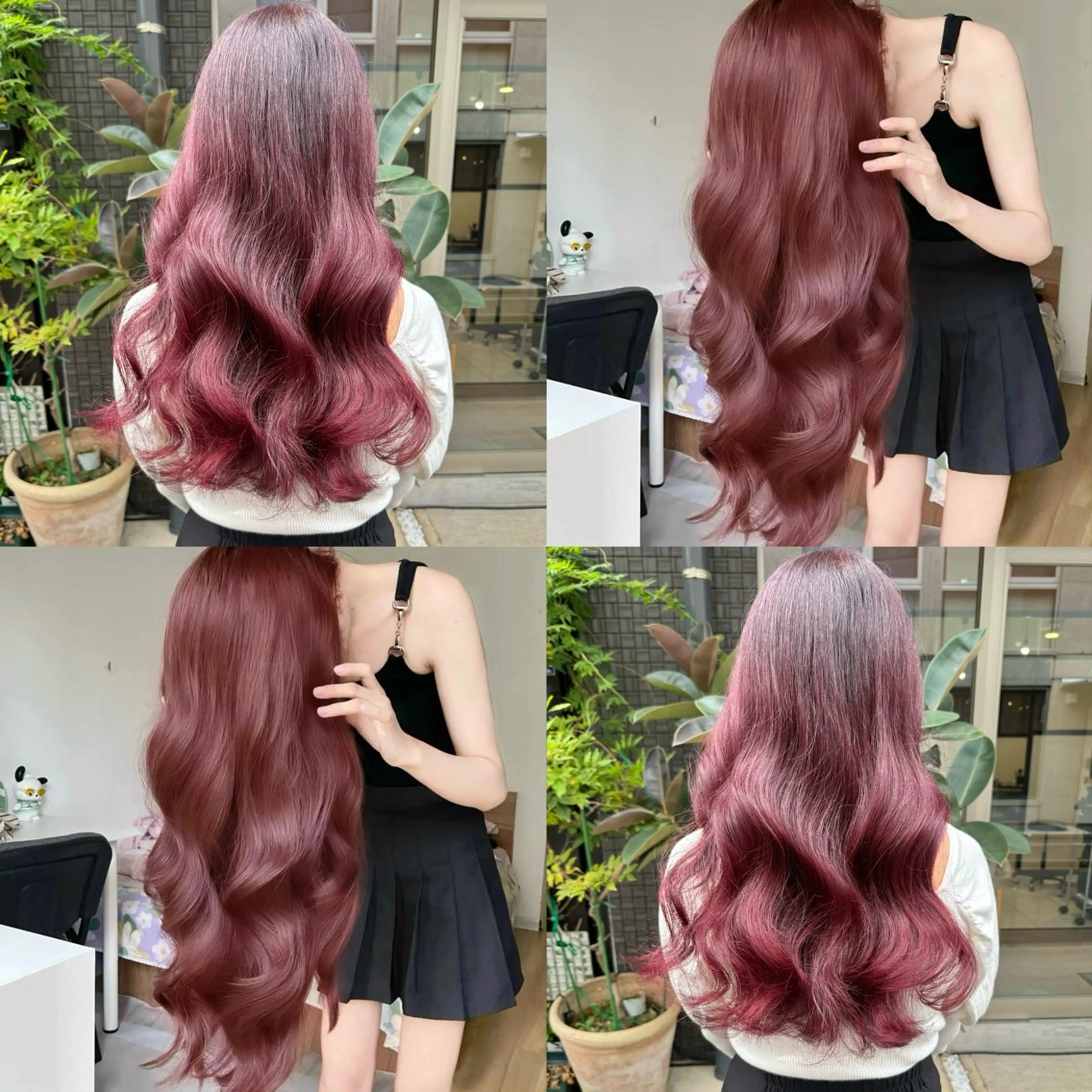 ロング カラー カット ヘアカラー トリートメント kana ブリーチなしカラー✨のヘアスタイル