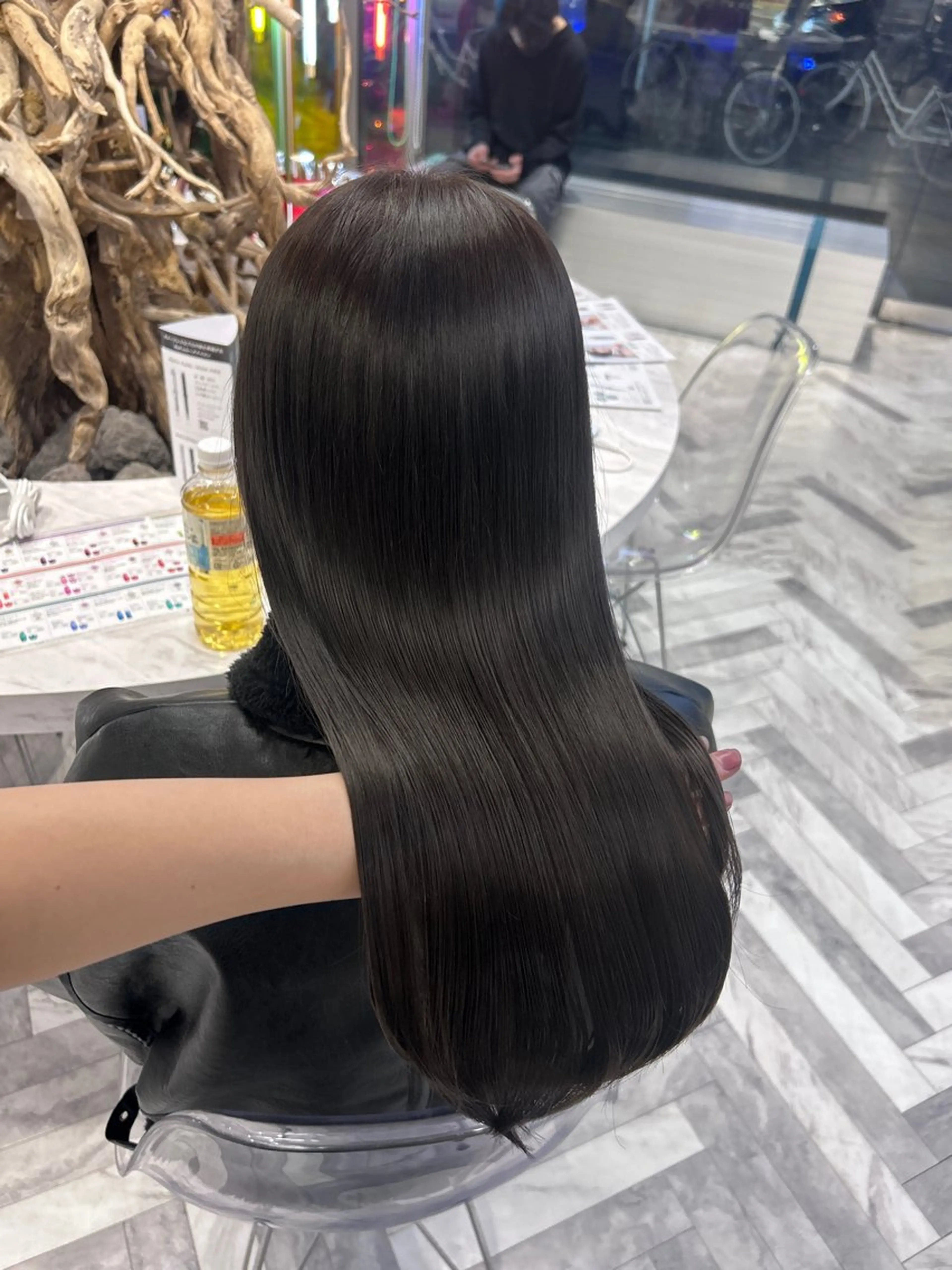 セミロング カラー カット ヘアカラー 冬っぽカラー/ マツエク/ゆきなのマツエク・マツパデザイン