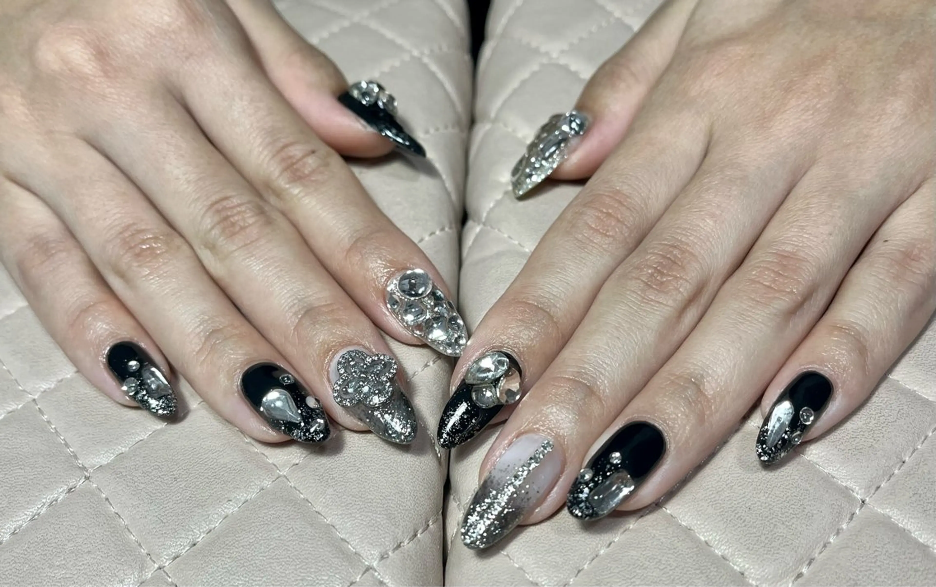 ネイル ハンドネイル goldgleams ちなのネイルデザイン