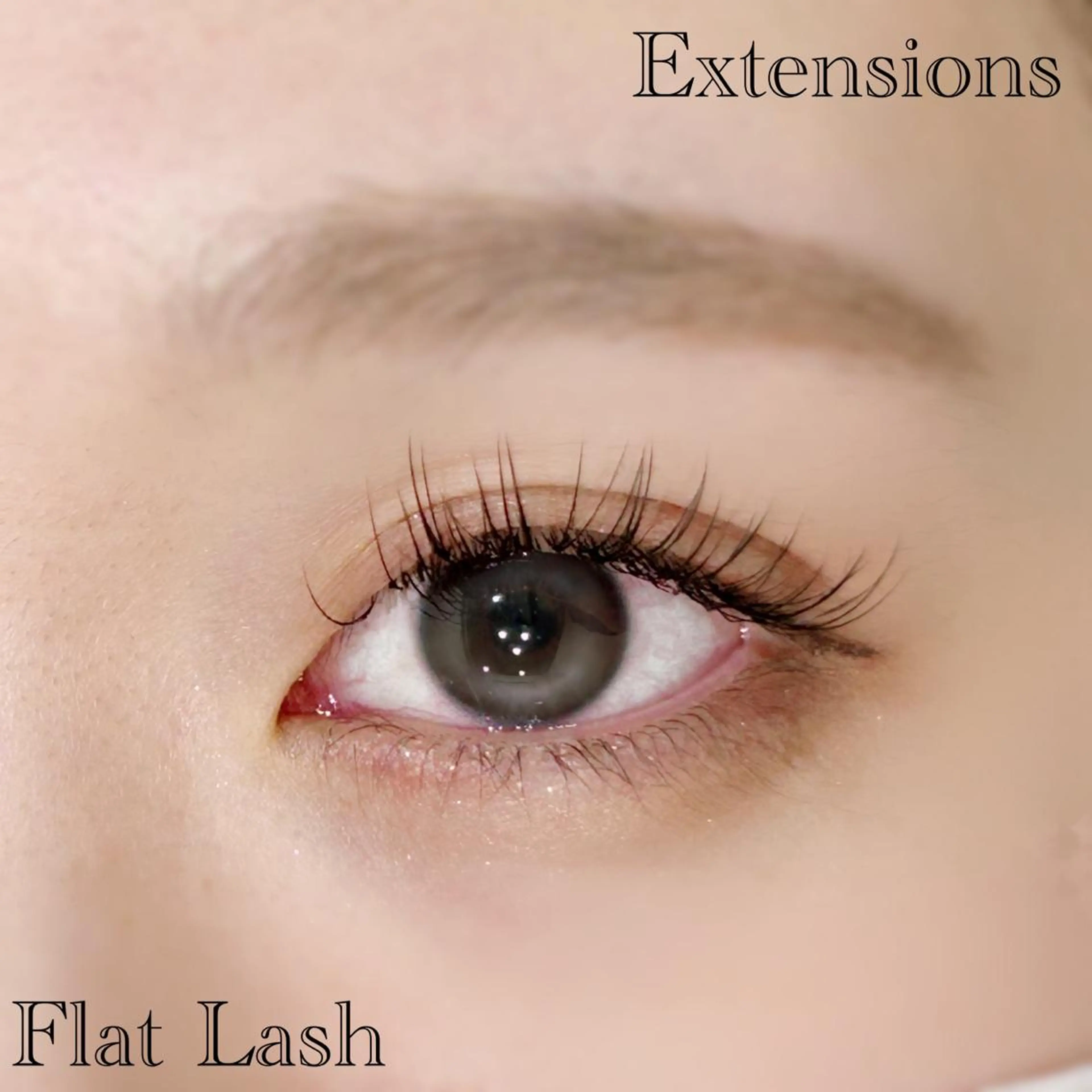 マツエク・マツパ Cカール 目尻長め me. makiの眉毛・アイブロウイメージ