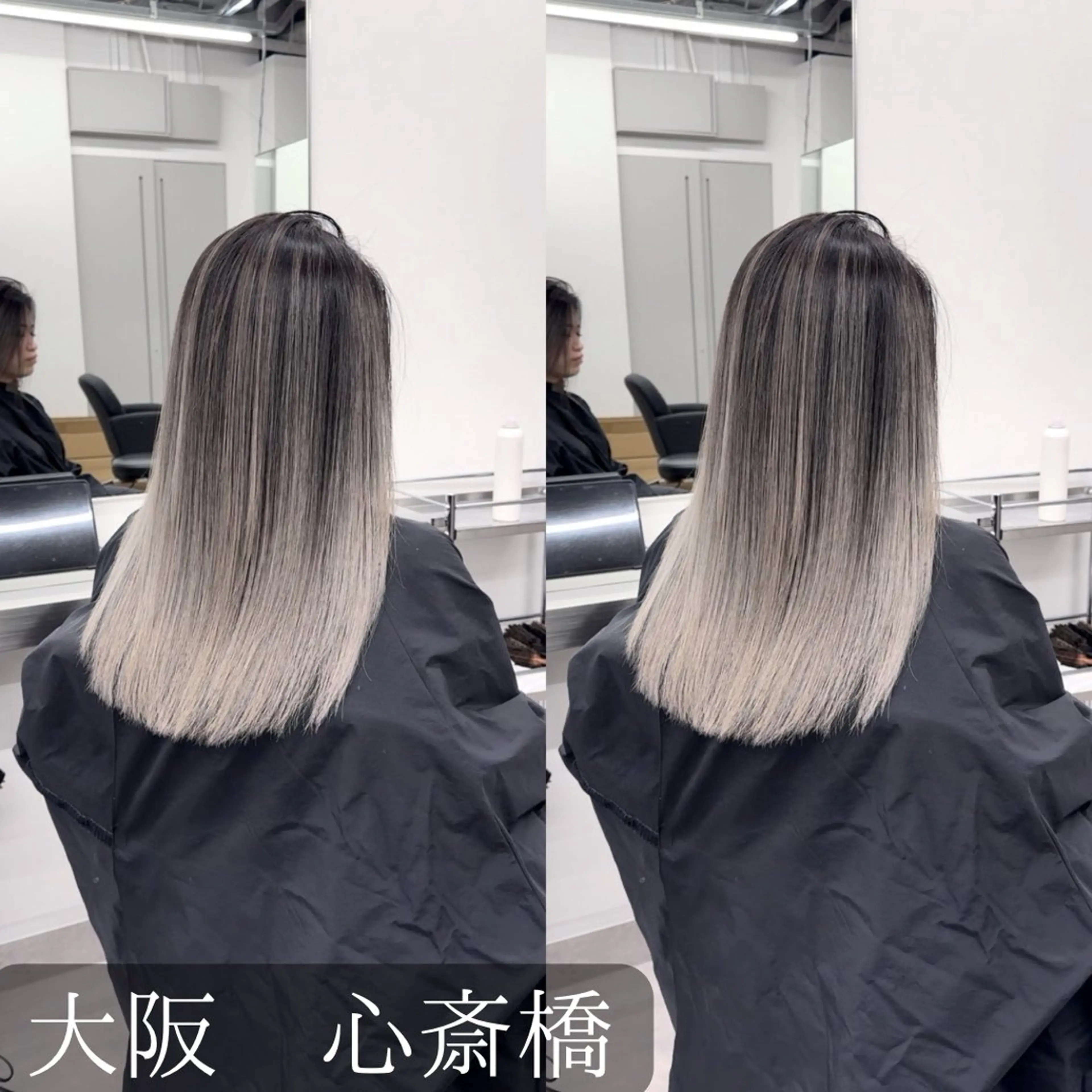 セミロング カラー hair &eye LAWE.店長のヘアスタイル