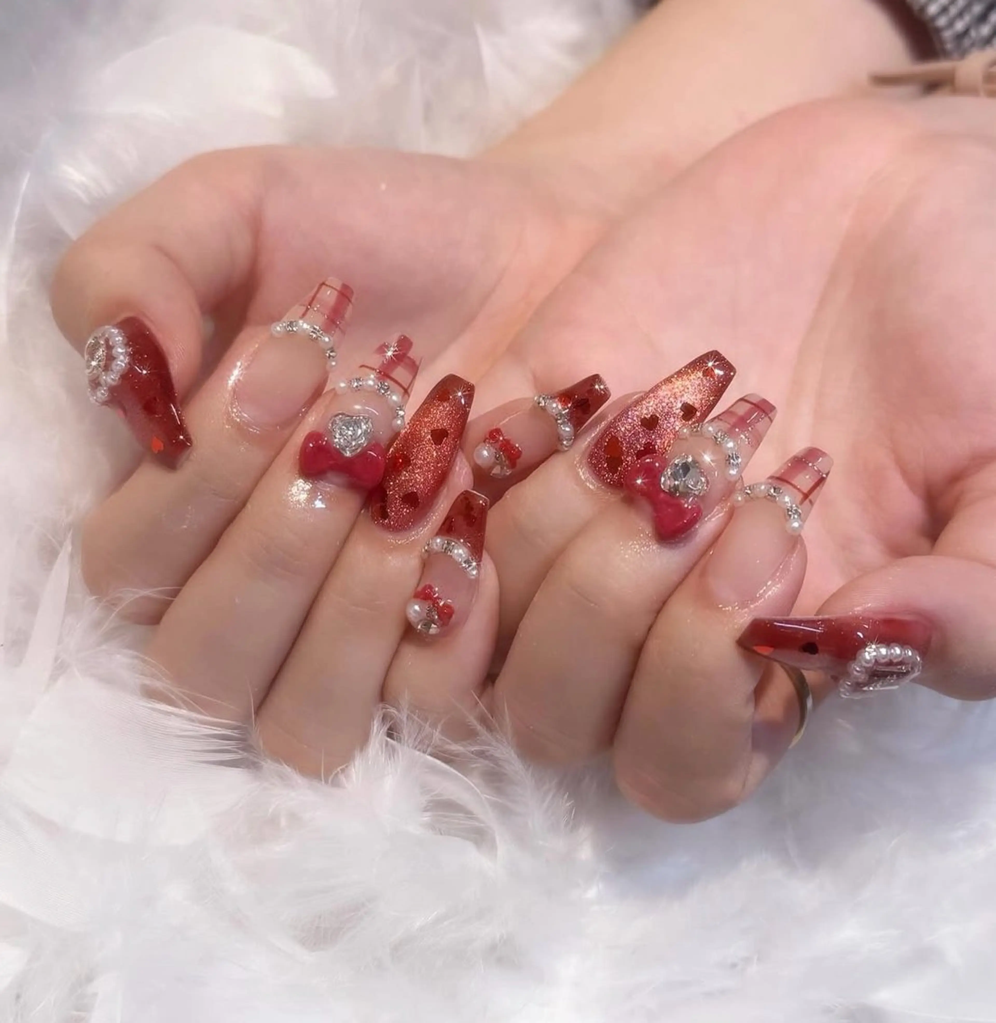 ネイル 韓国ネイル 持ち込み ニュアンスネイル ネイルチップ ハンドネイル TABI ANA.CHUOのネイルデザイン