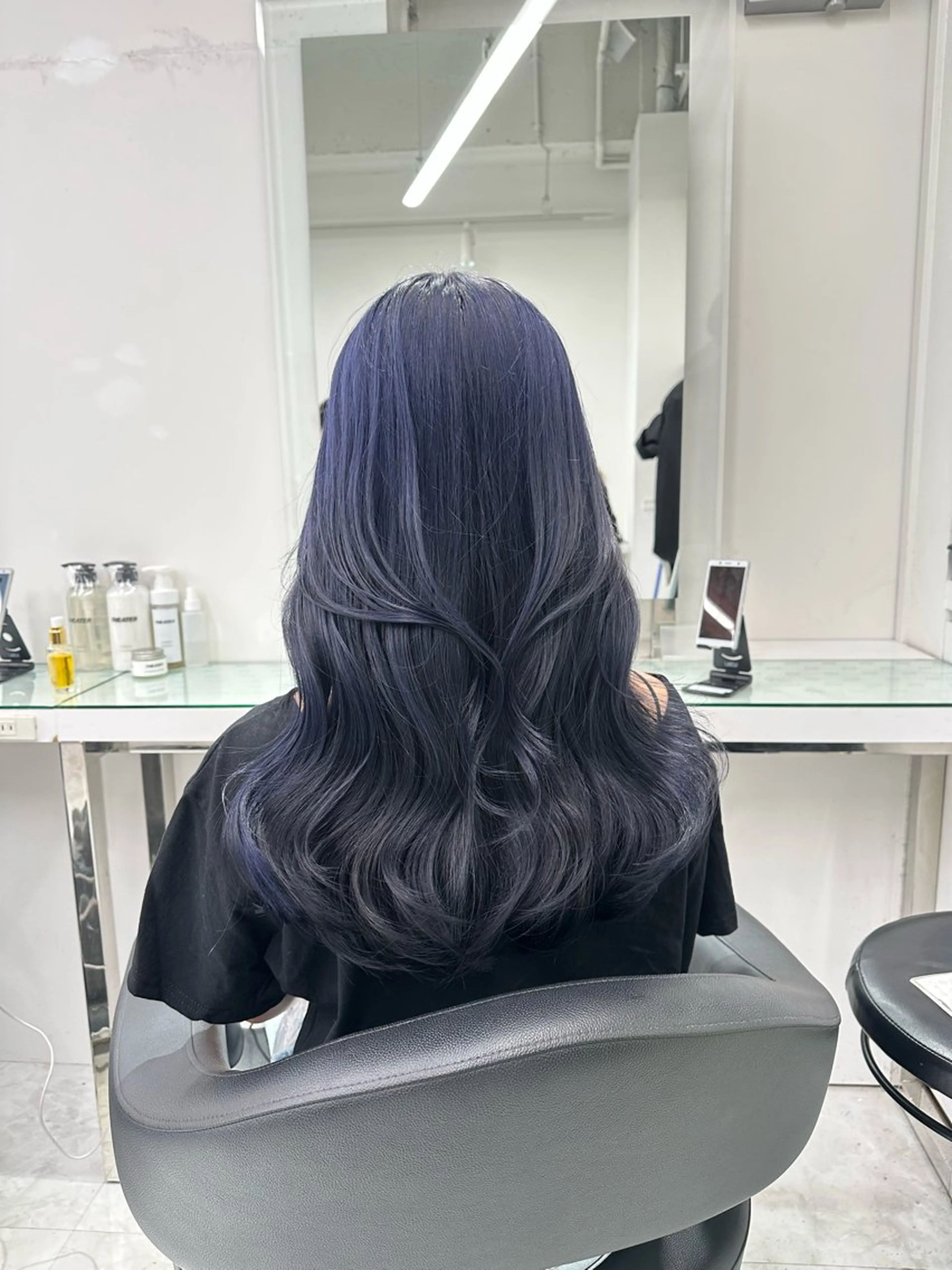 ロング カラー ヘアカラー トリートメント ヘッドスパ ヘアセット ❄最強かわいいカラー ❄️MINA❄️のヘアスタイル