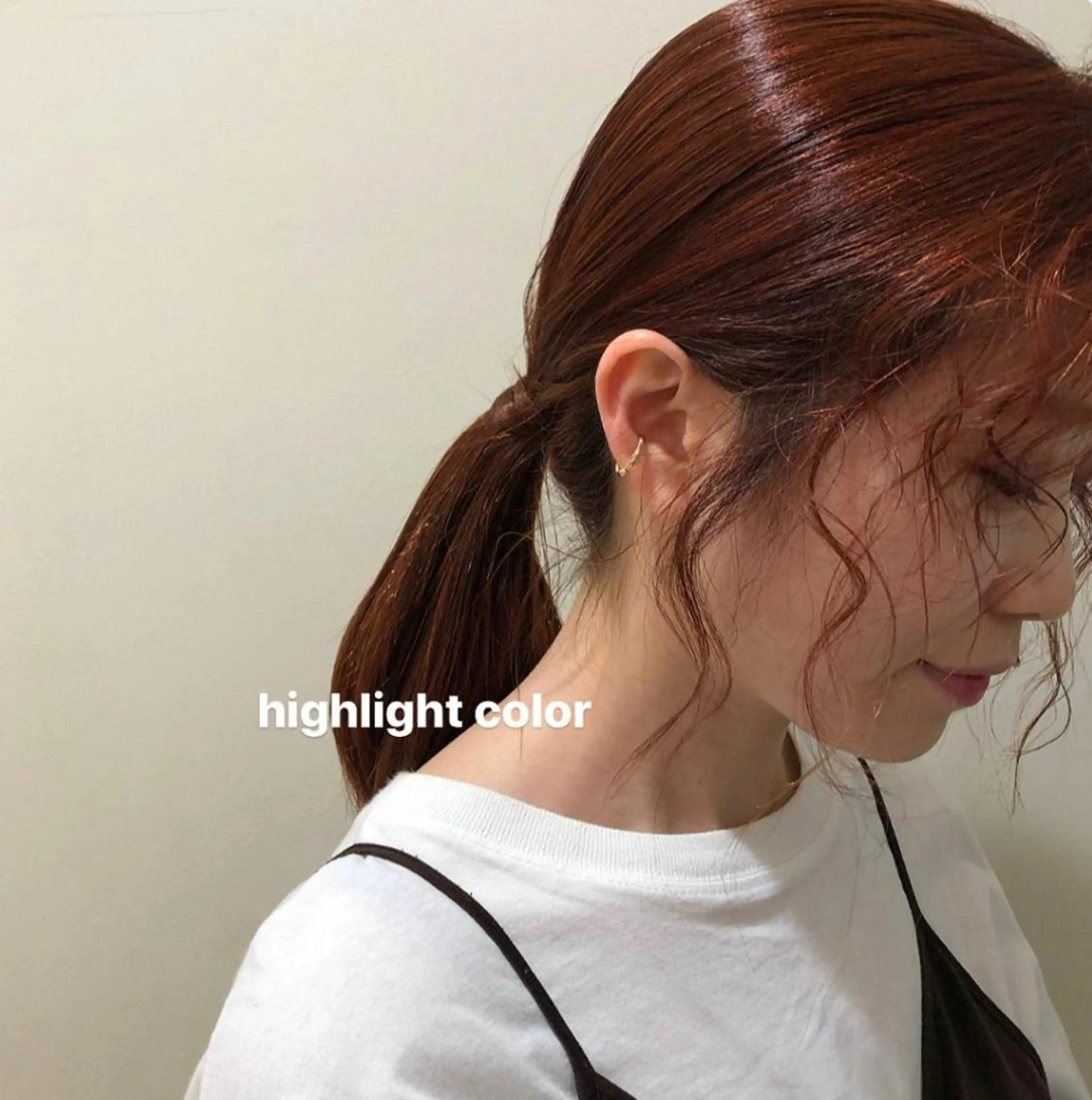 セミロング カラー ハイライトカラー ハイライト 顔周りレイヤー 🎀マリノのヘアスタイル