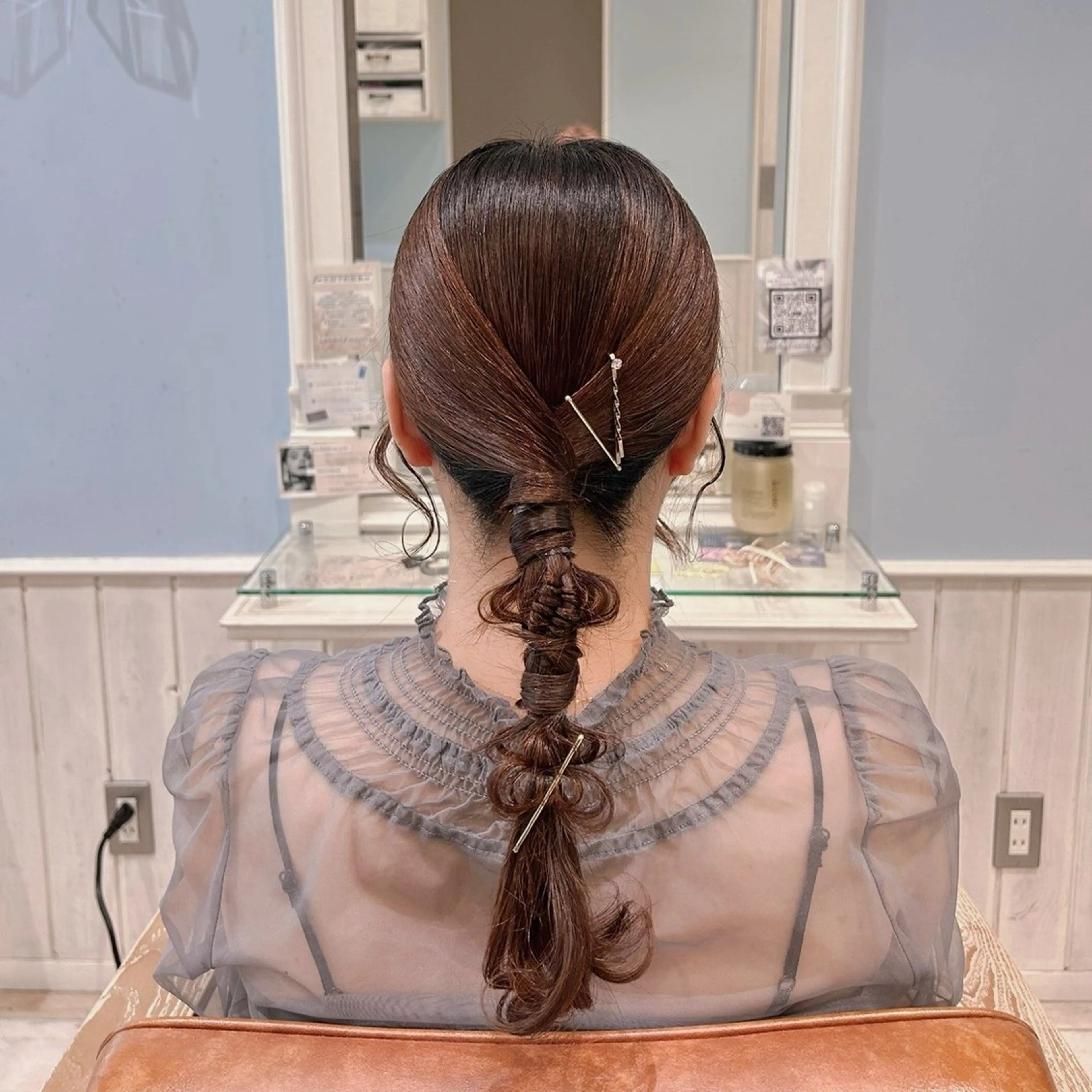 ロング ヘアアレンジ ヘアアレンジ🪿イデ ミユウ🪿のヘアスタイル