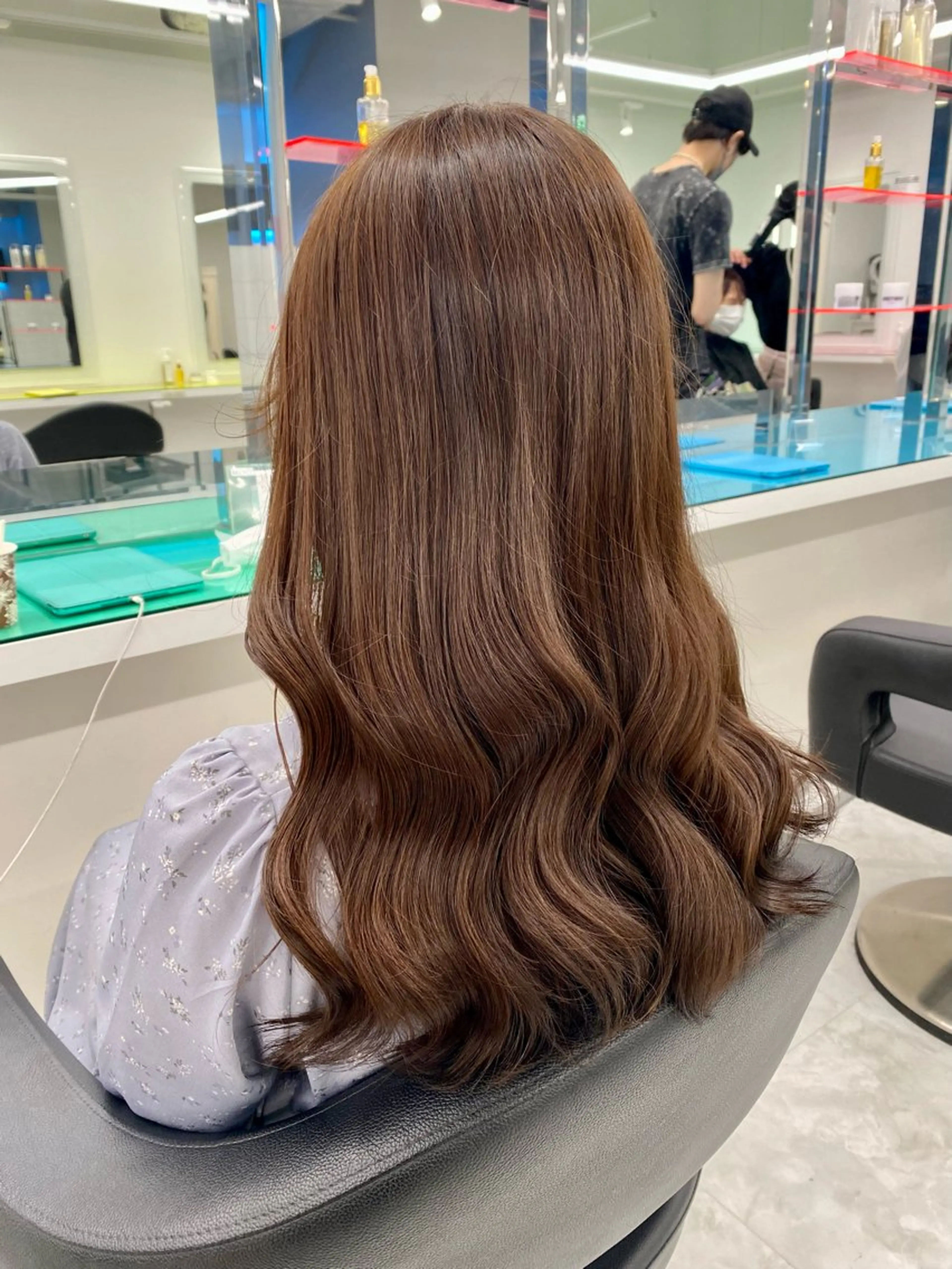 セミロング カラー ヘアカラー トリートメント ♡ダブルカラー特化♡ miyuのヘアスタイル