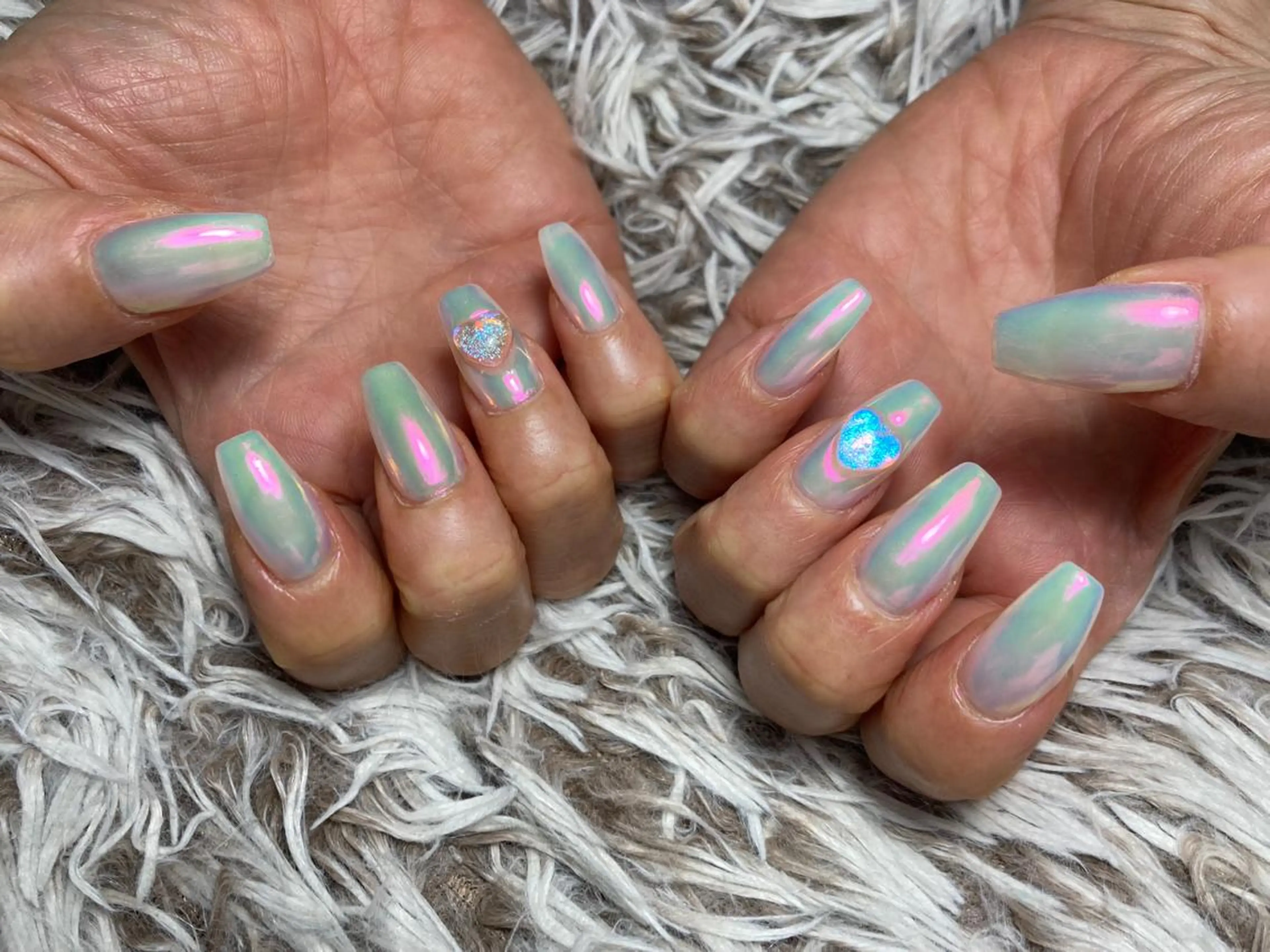 ロング ネイル ハンドネイル フットネイル ✴︎ Delightのネイルデザイン