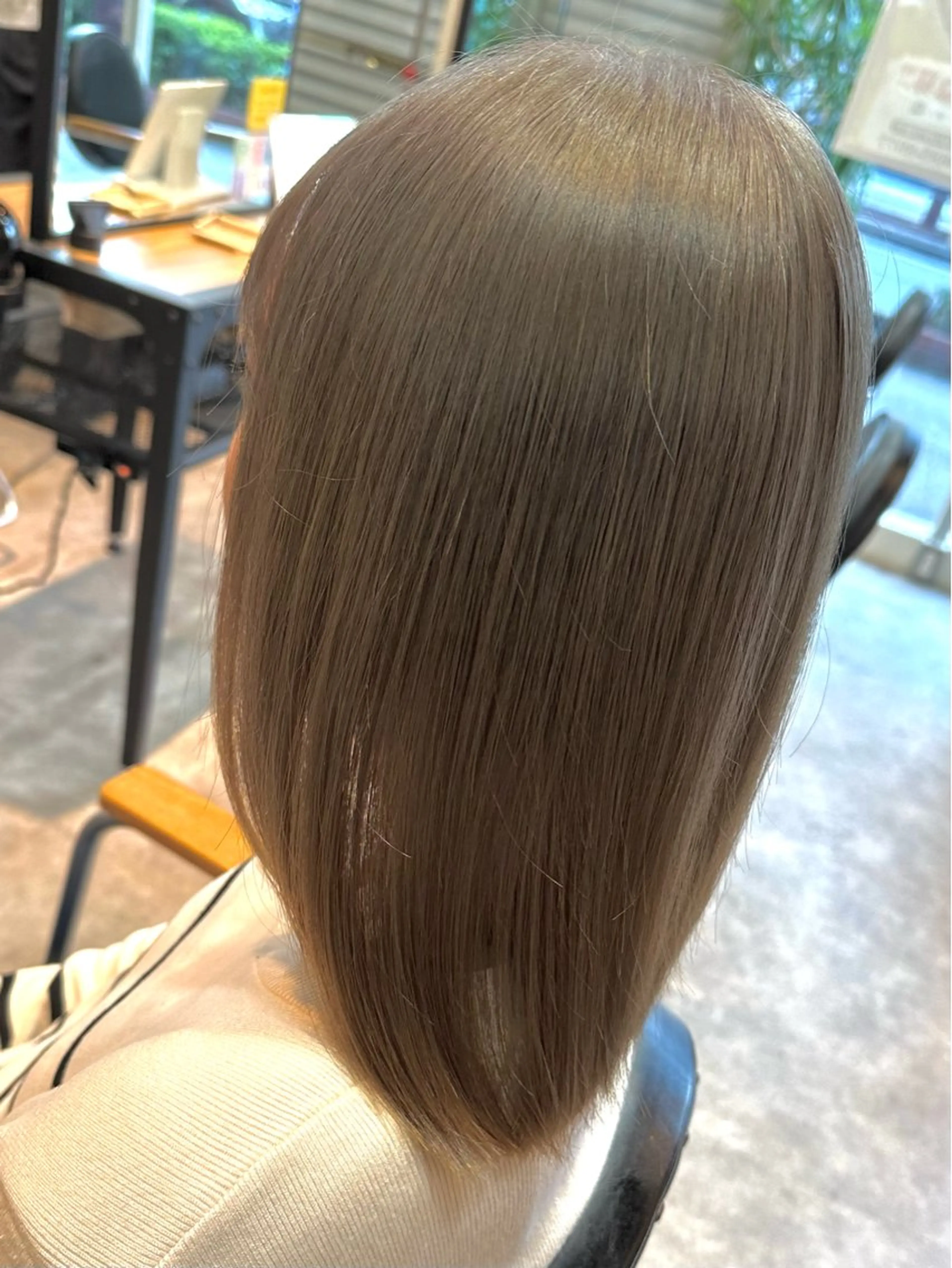 セミロング カラー La fith hair letter所属・Lafith住道 TATSUYAのヘアスタイル