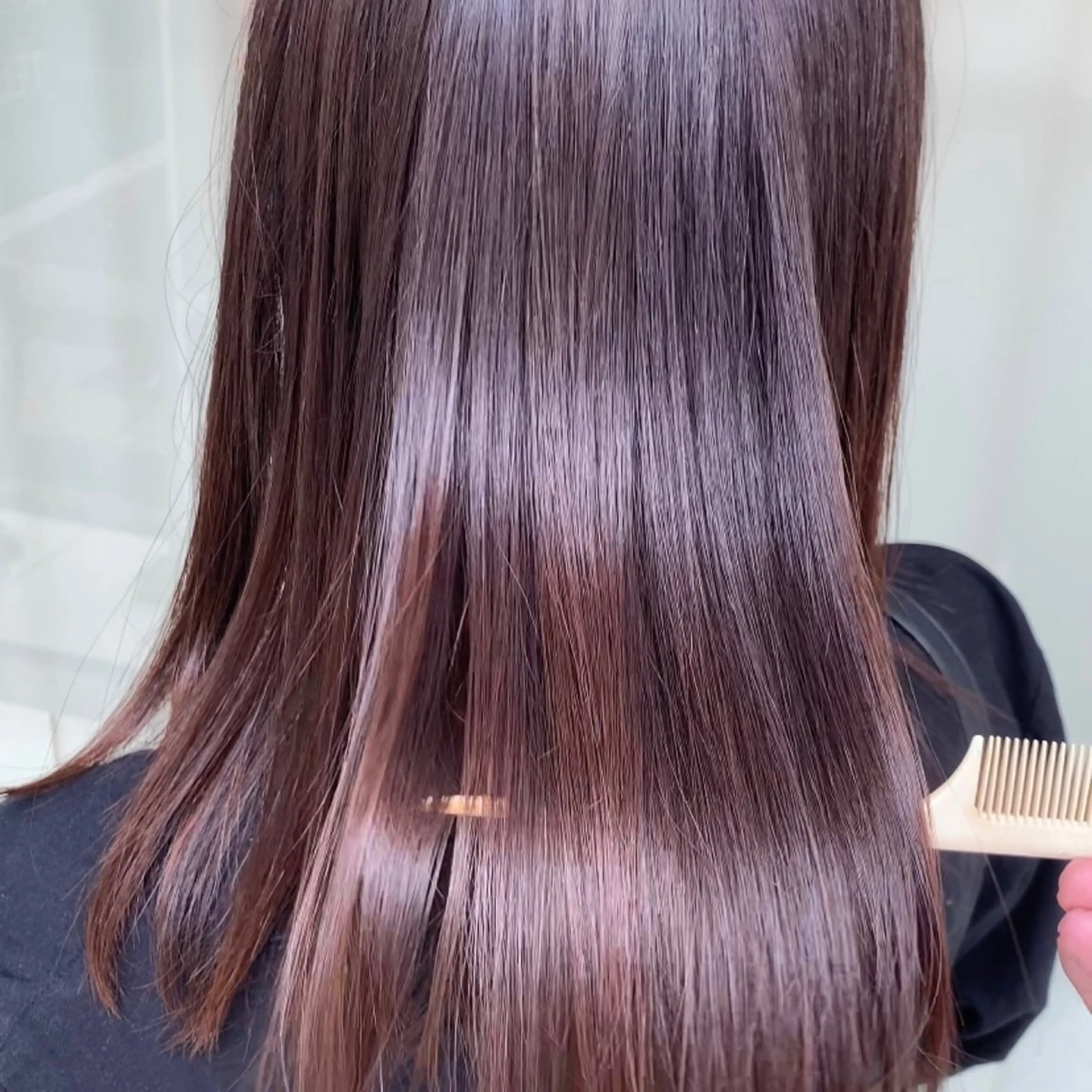 カット＋縮毛矯正＋トリートメントの写真