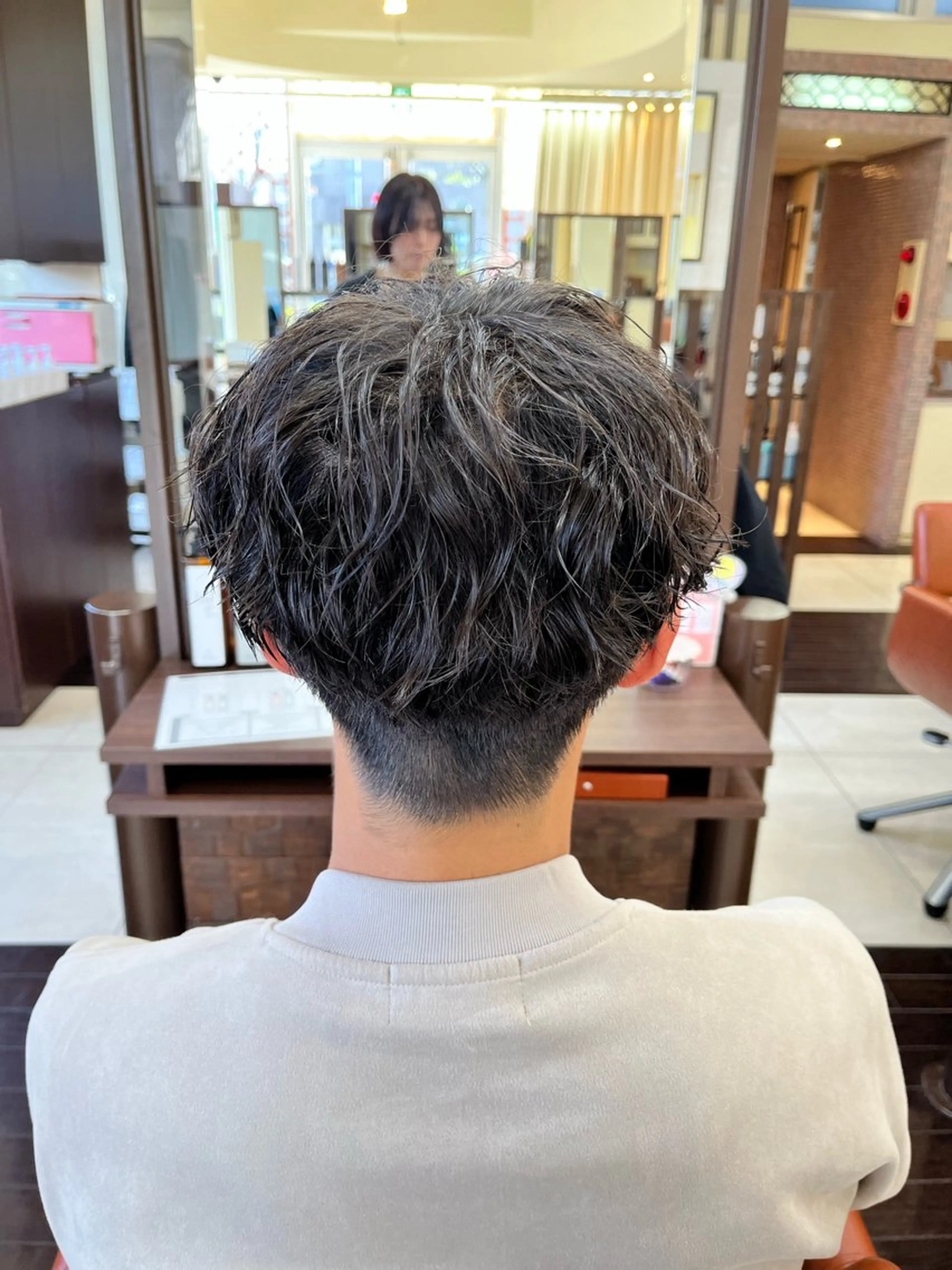 ショート パーマ メンズ マッシュ メンズパーマ メンズツイストパーマ 刈り上げ ツイストパーマ AROH  men's cut&men's perm 船橋店所属・🧊メンズ特化🧊 高木航希のヘアスタイル