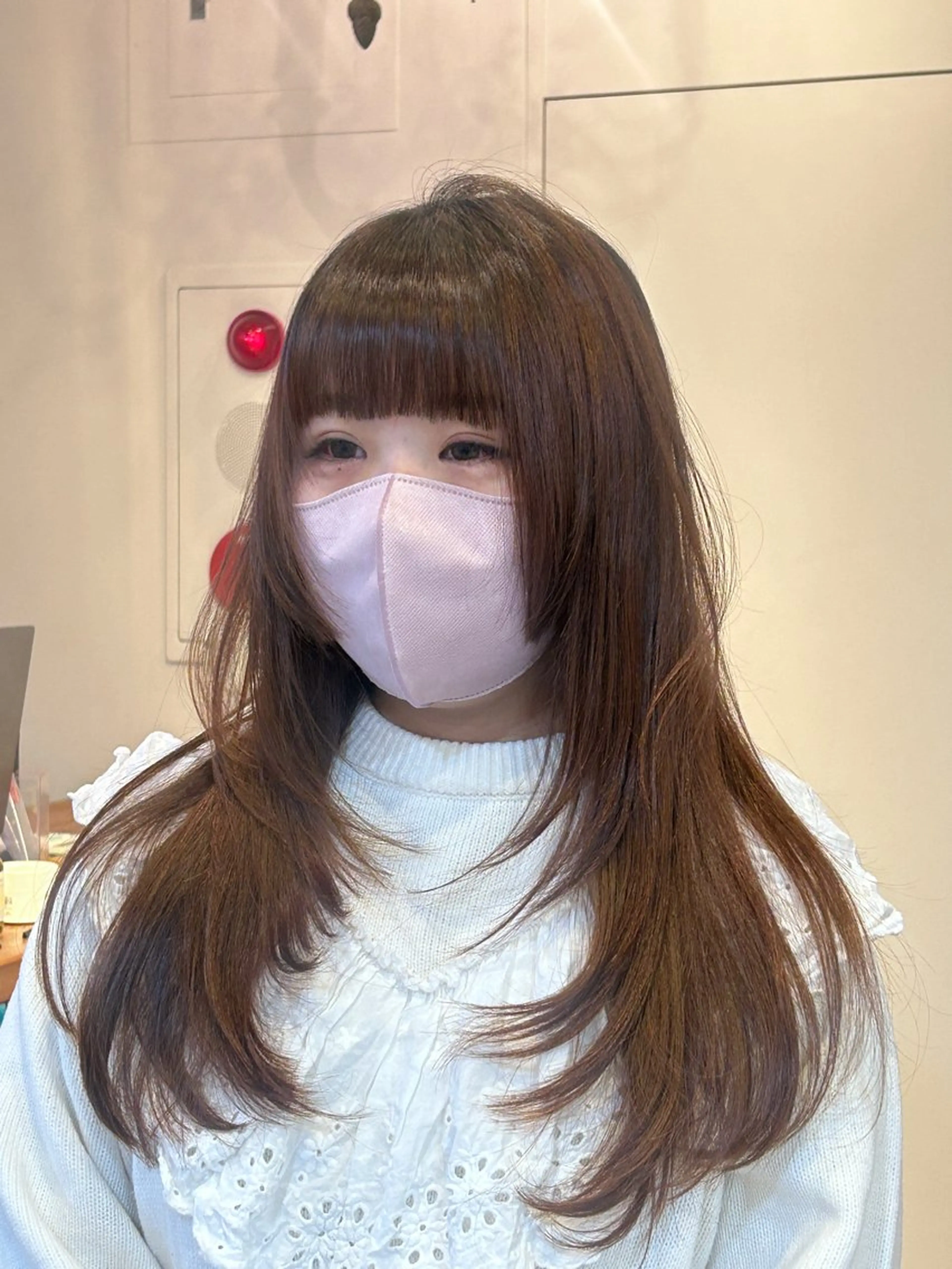 ロング カラー カット ヘアカラー トリートメント ナチュラル大人っぽい スタイル　MAORIのヘアスタイル