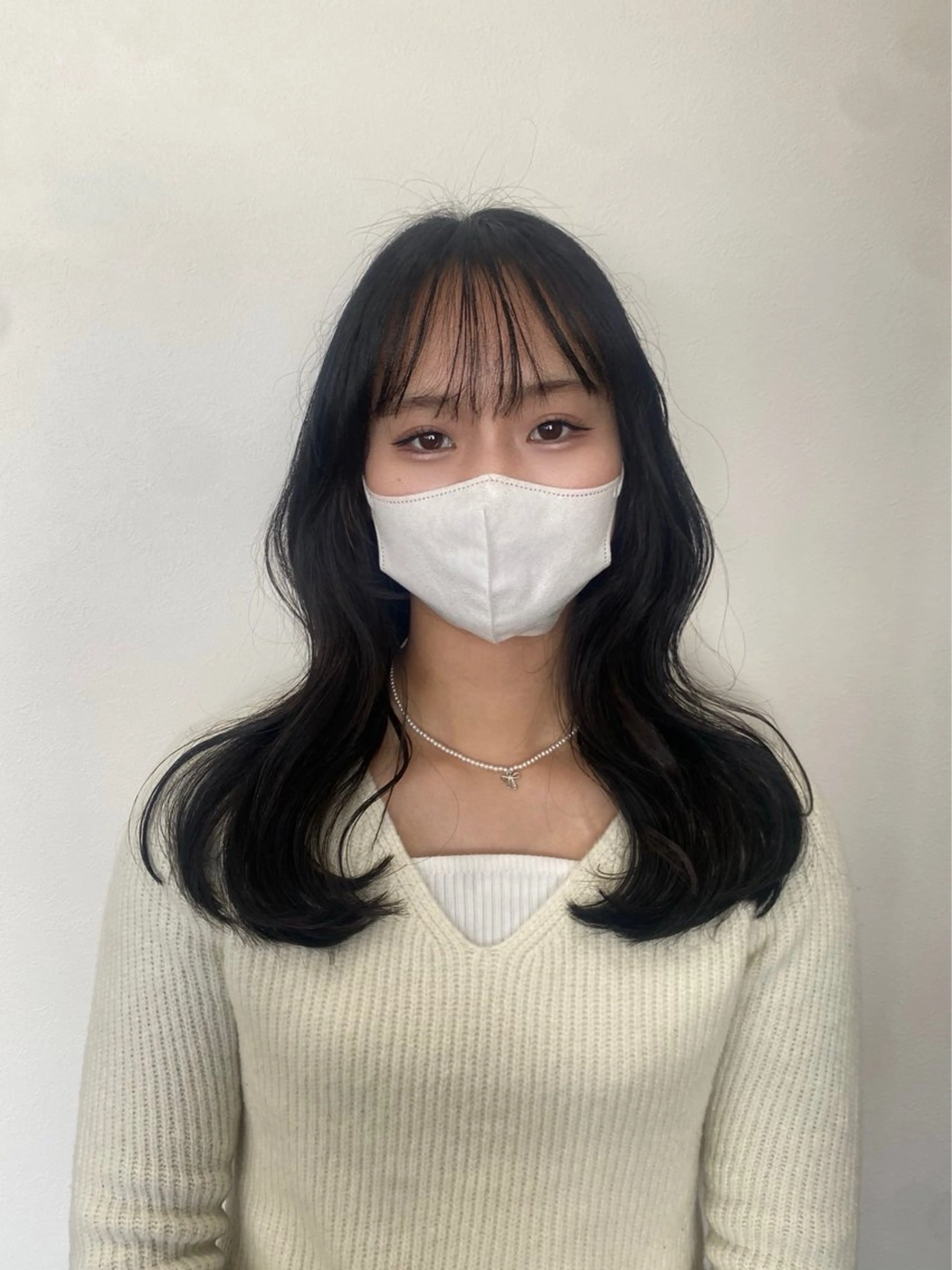 ロング 韓国風ヘア カット ヘアカラー 韓国風hair💕 Kanonのヘアスタイル