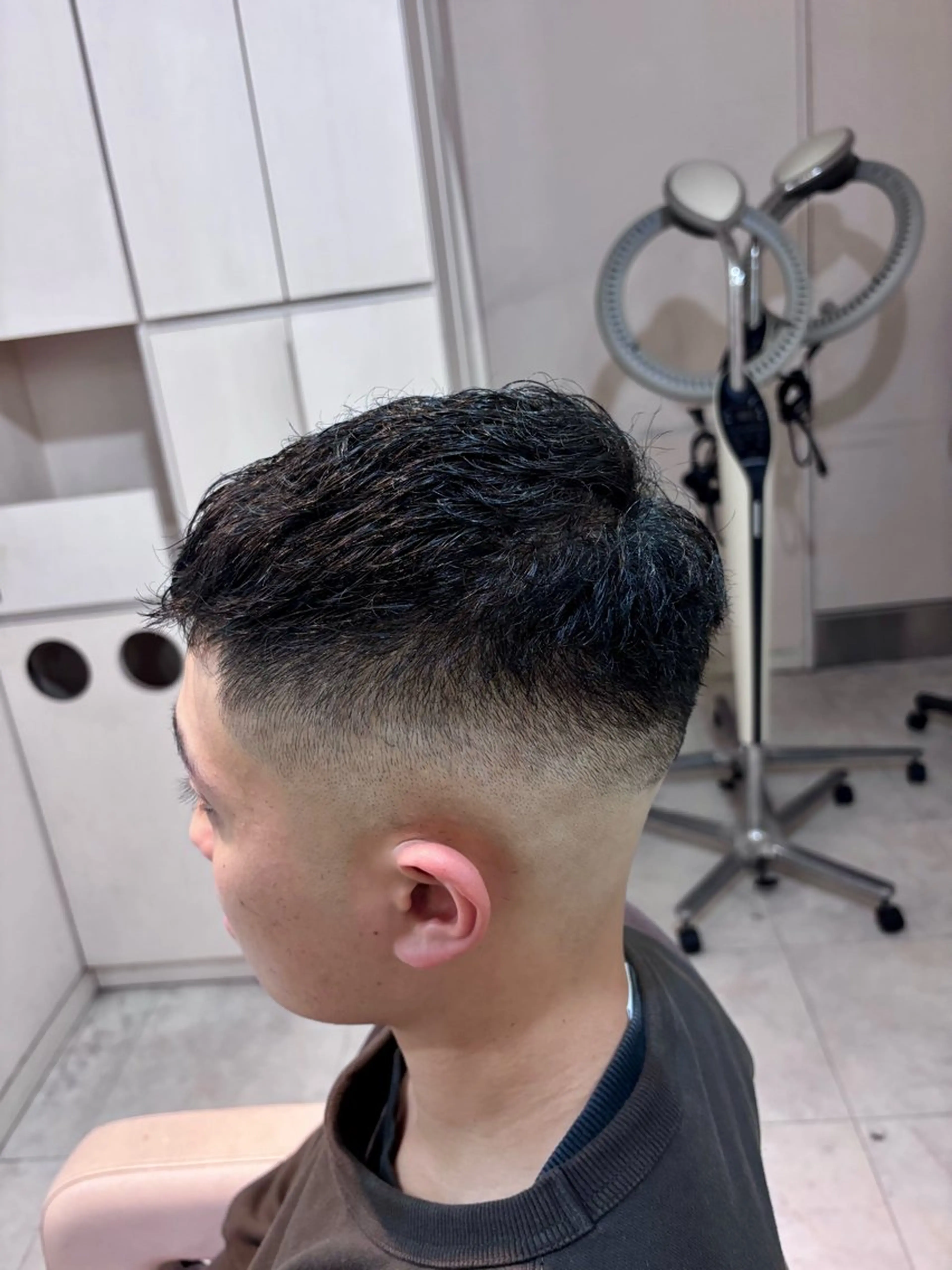 メンズ フェードカット スキンフェード カット LITA住吉 そらのヘアスタイル