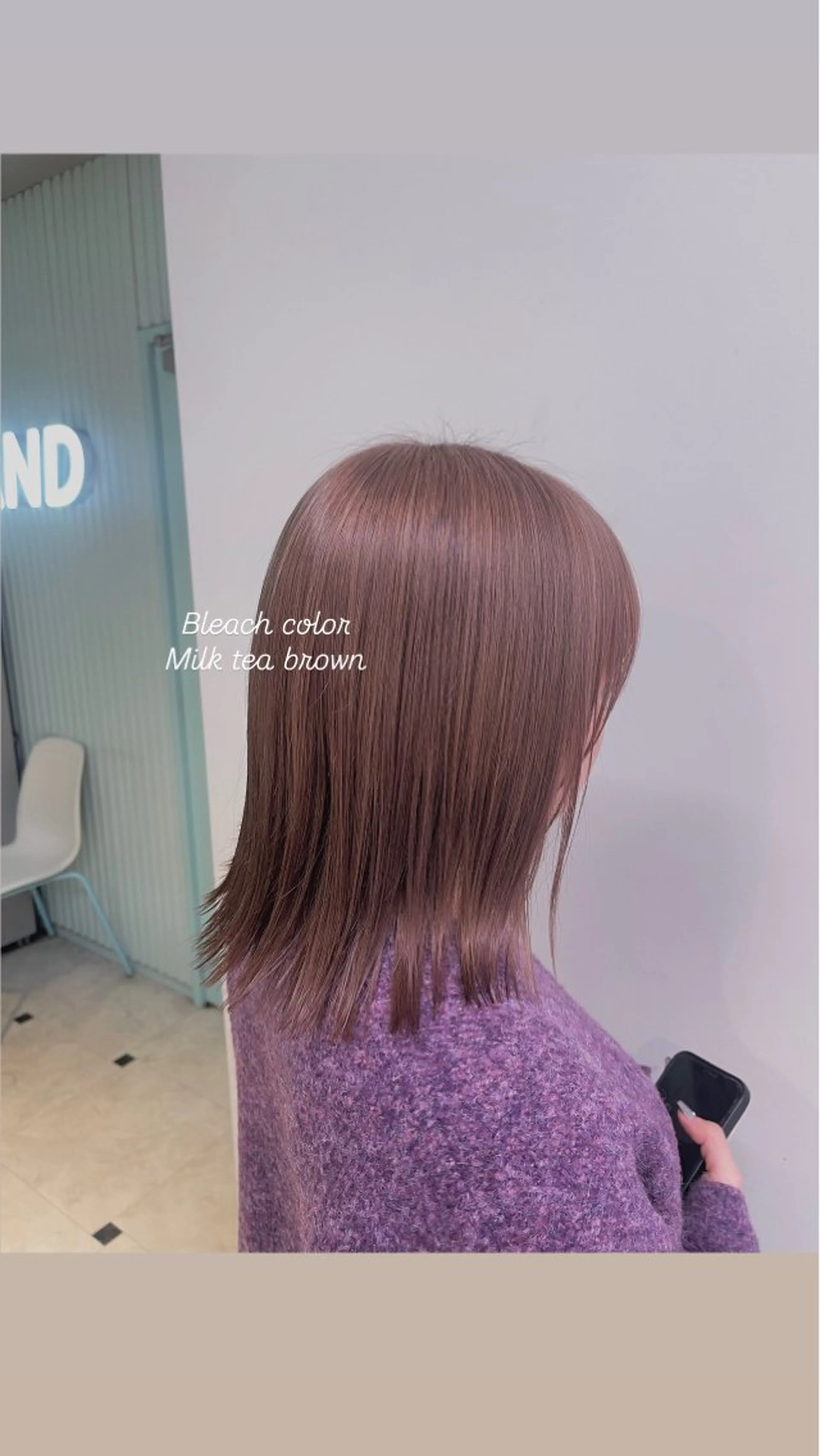 ミディアム カラー ヘアカラー 🤍💕ブリーチカラ ーAyaka💕🤍のヘアスタイル