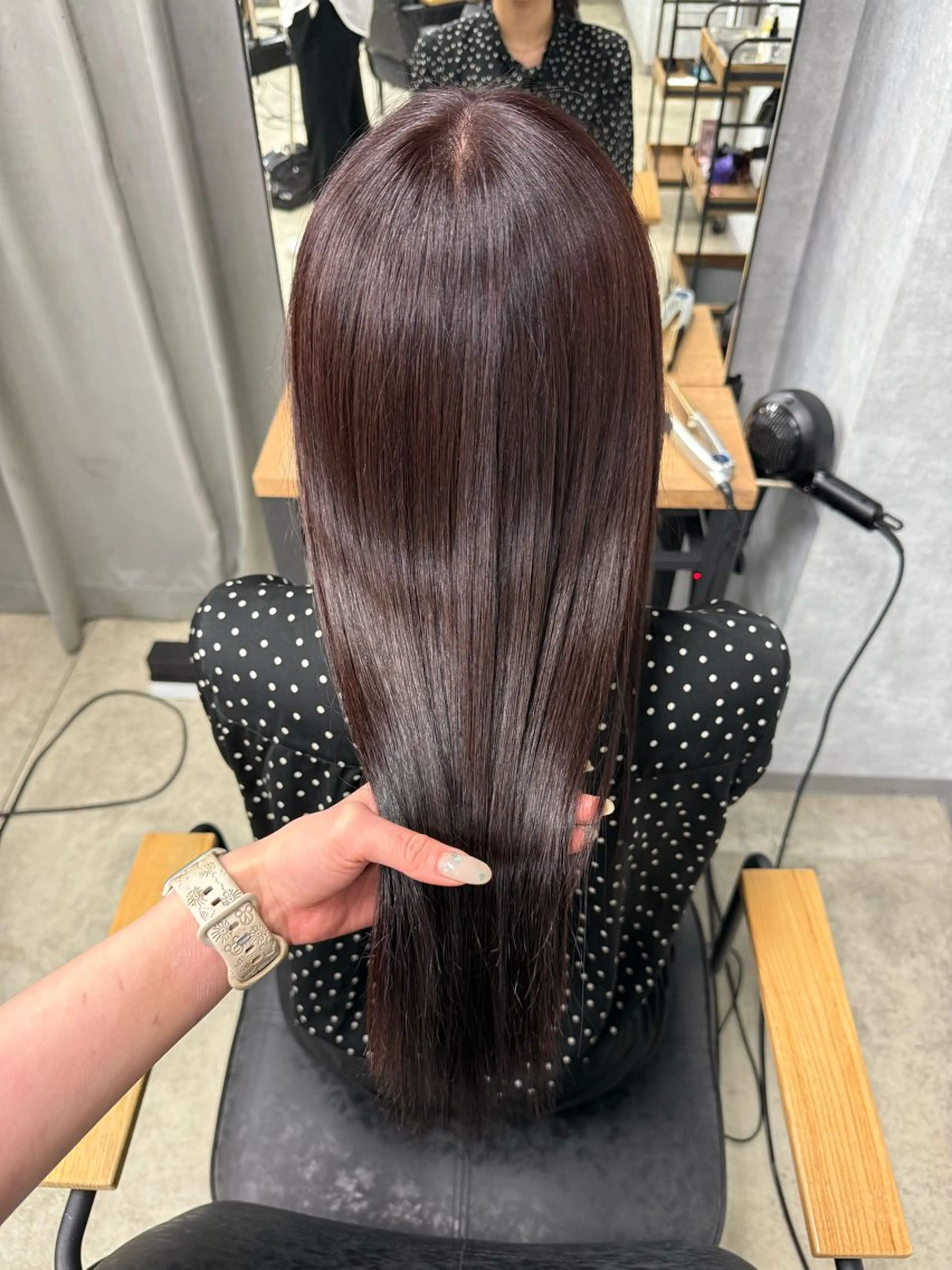 ロング カラー カット ヘアカラー Lutia新宿　せき ゆうみのヘアスタイル
