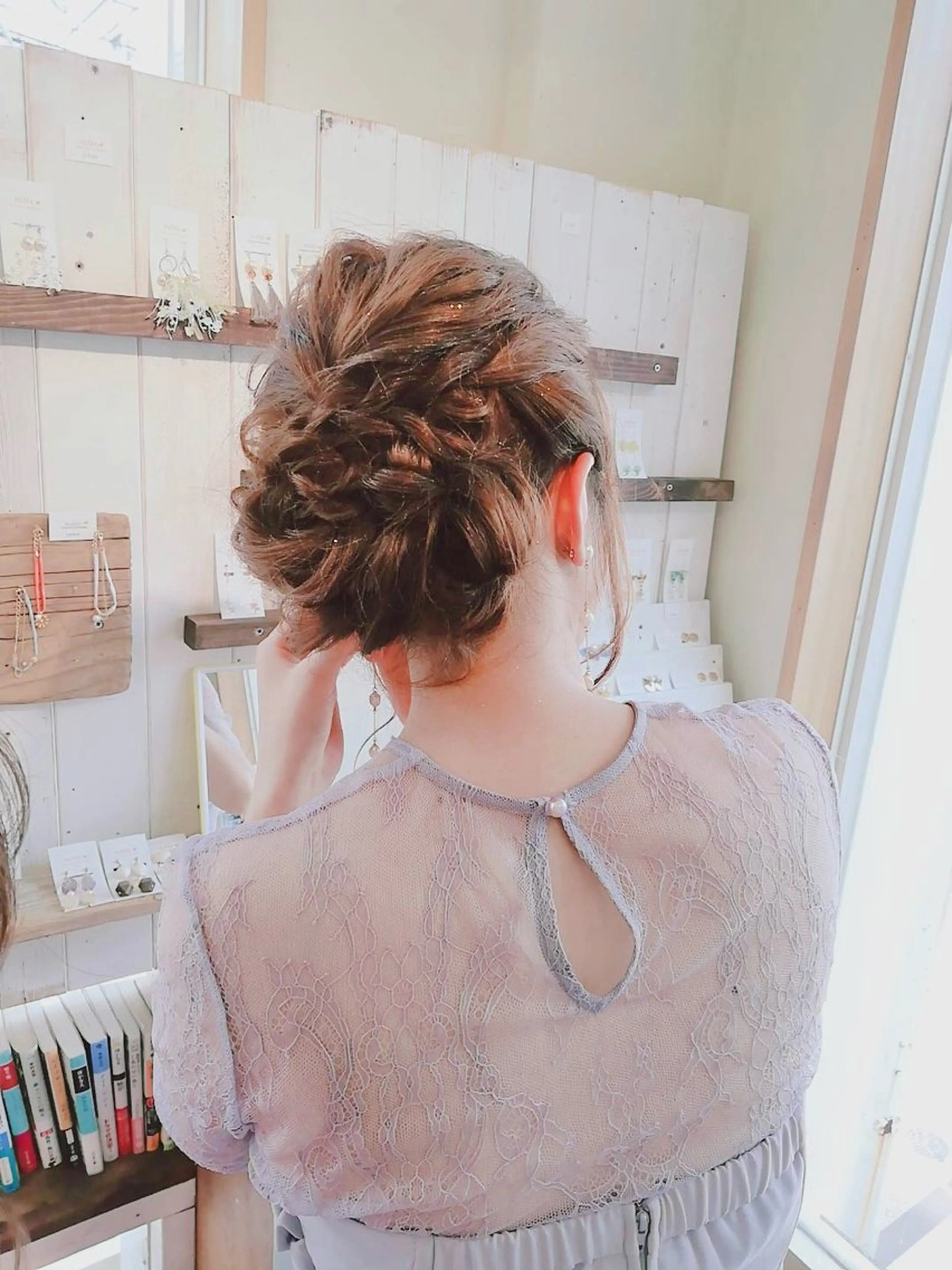 ロング カラー ヘアアレンジ 岩谷 美香のヘアスタイル