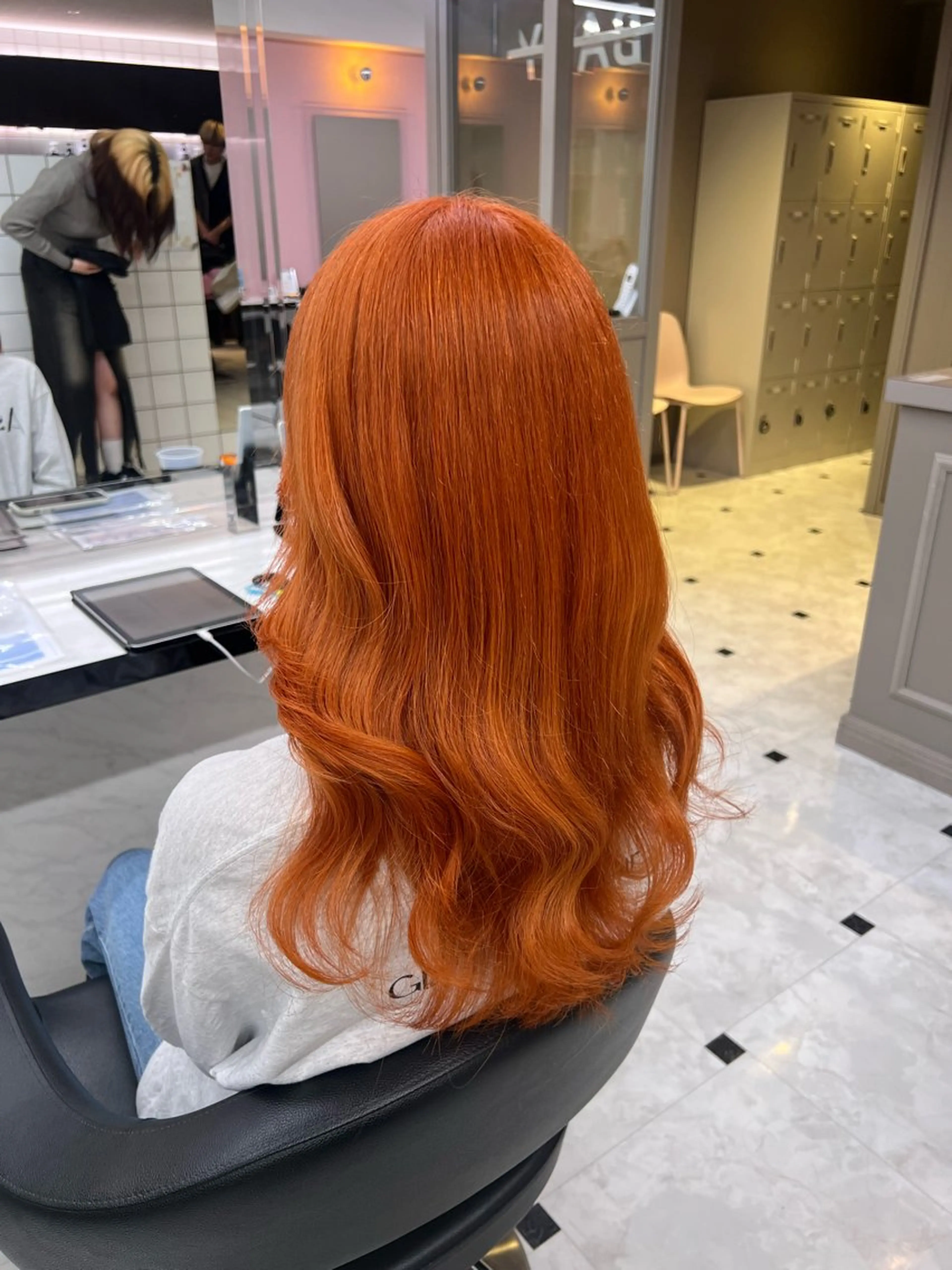 ミディアム カラー ヘアアレンジ 💕上野美容師☁ ブリーチ💖サワのヘアスタイル