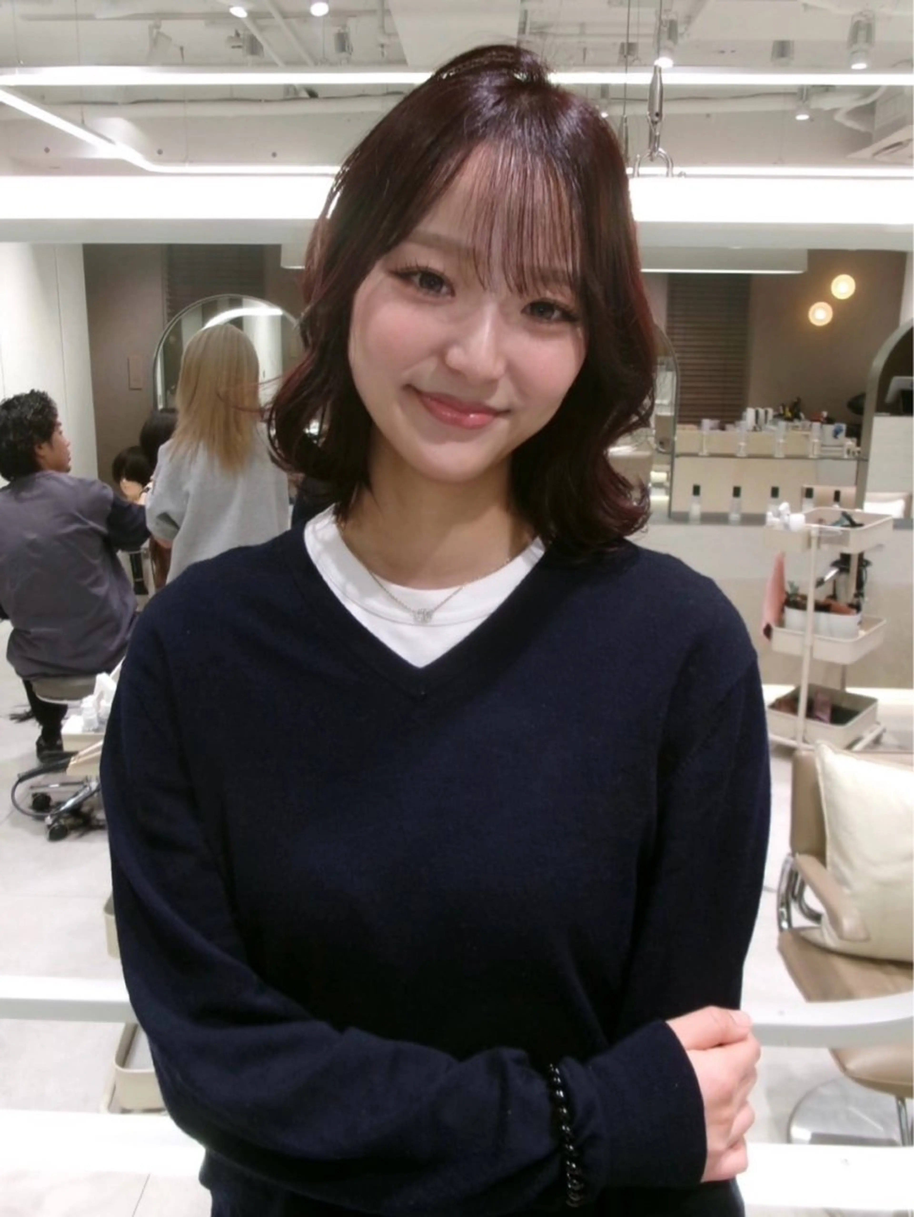 ミディアム カラー 乃天 ﾉｱのヘアスタイル