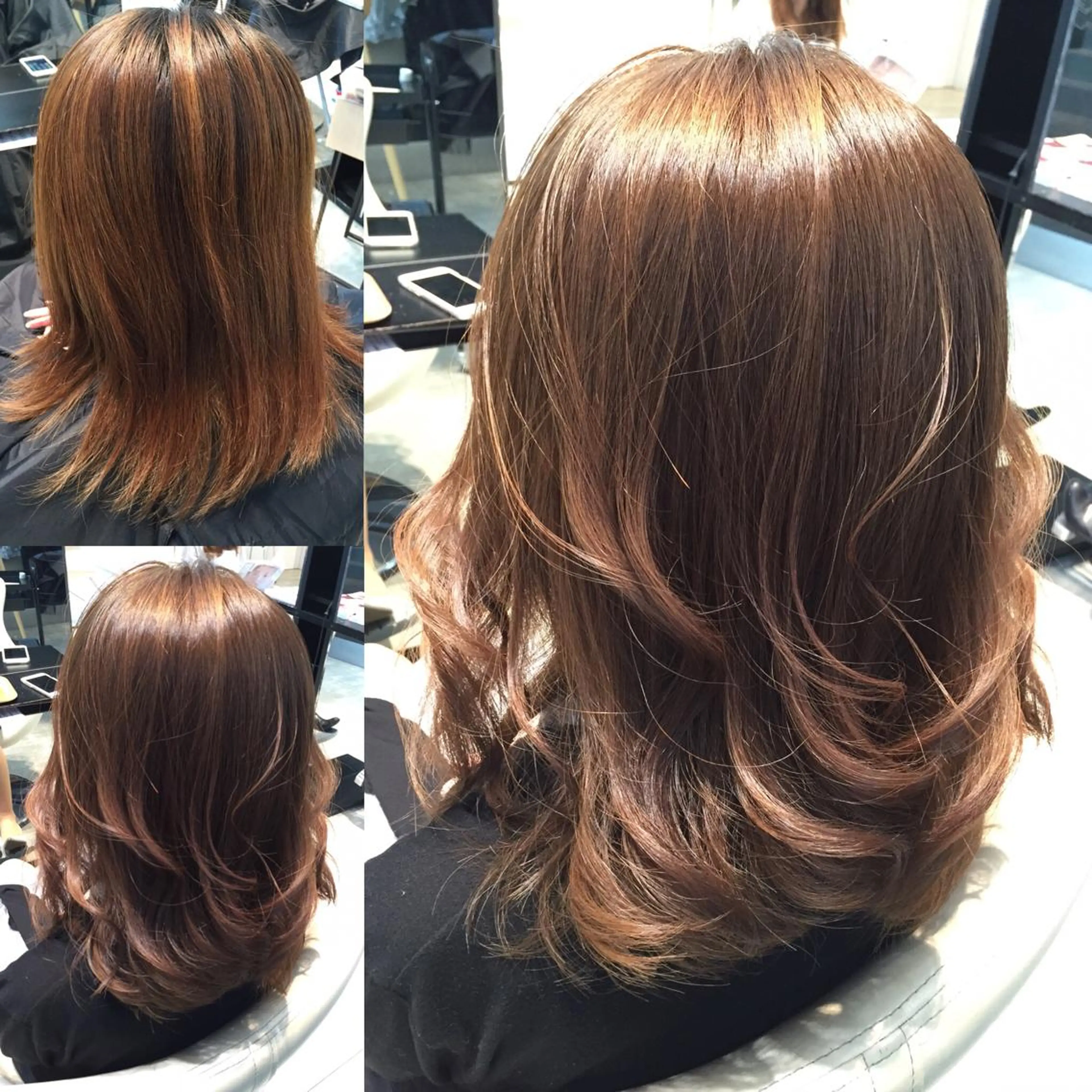 ショート ミディアム セミロング ロング カラー 透明感カラー イルミナカラー Re:ta KANZOのヘアスタイル