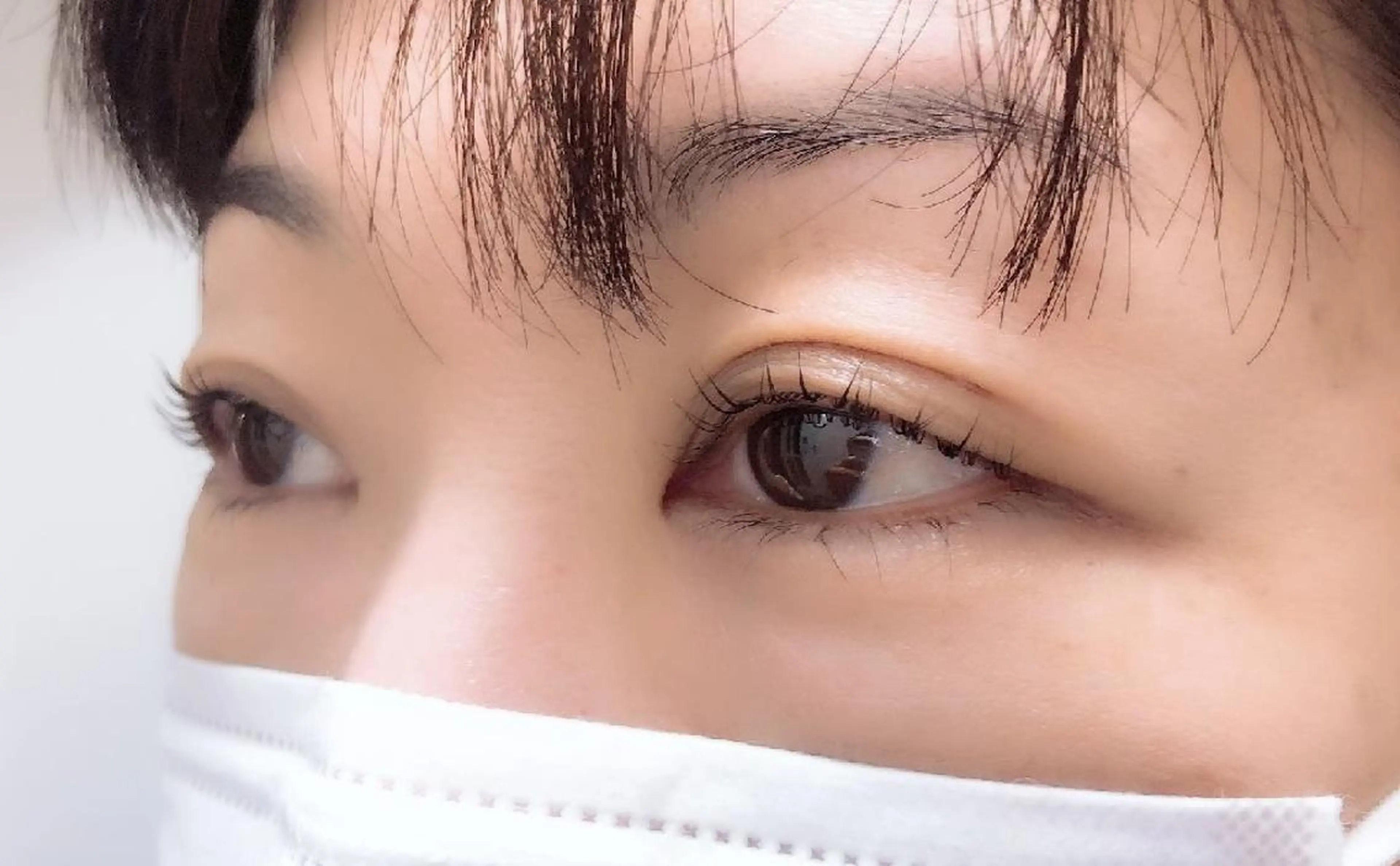 マツエク・マツパ 付け放題 フラットラッシュ ナチュラル まつげパーマ 一重×まつ毛パーマ マツパ 吉岡 ゆうなのマツエク・マツパデザイン