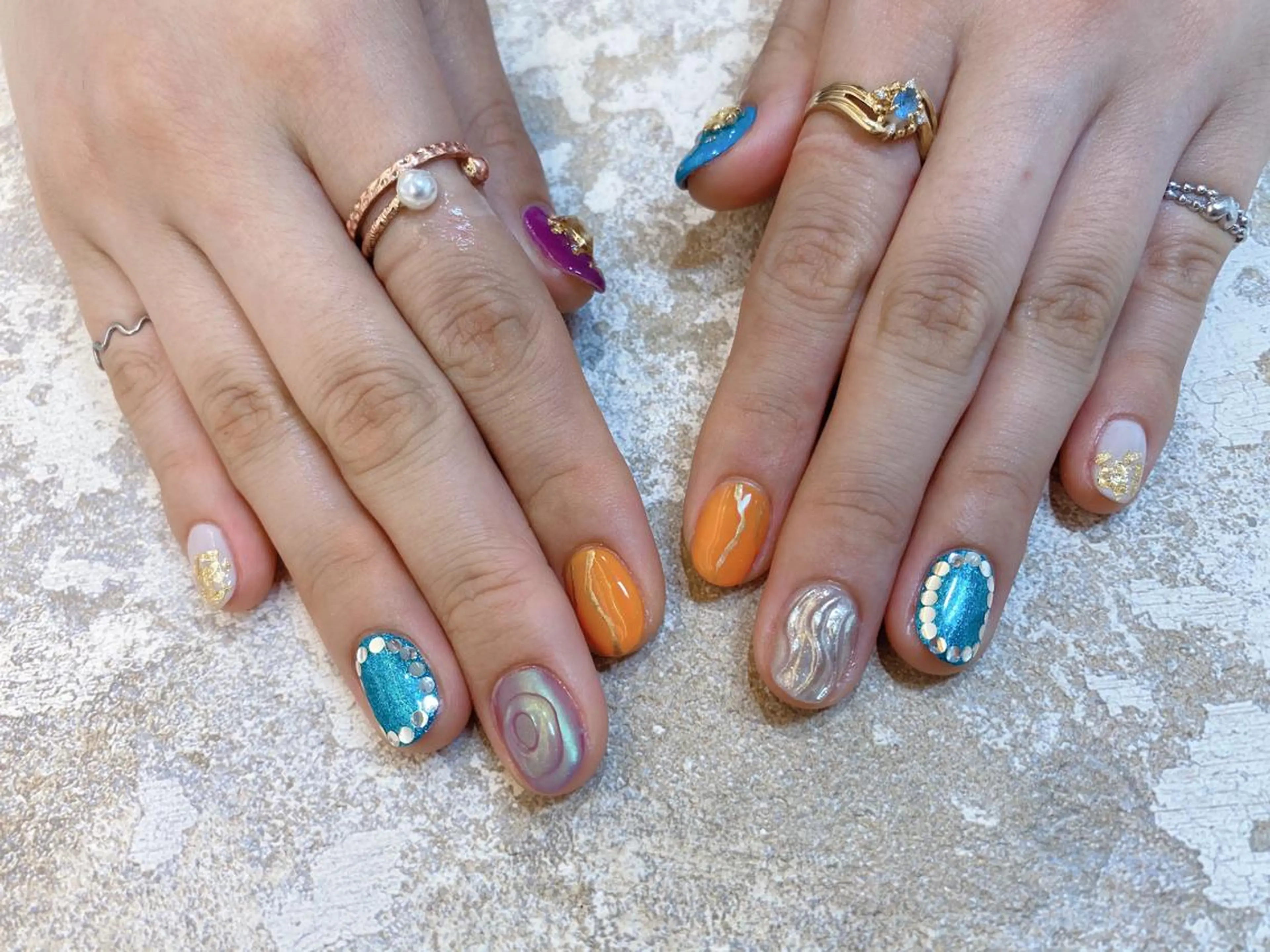 ネイル 持ち込み JurerEye☆ Marikoのネイルデザイン