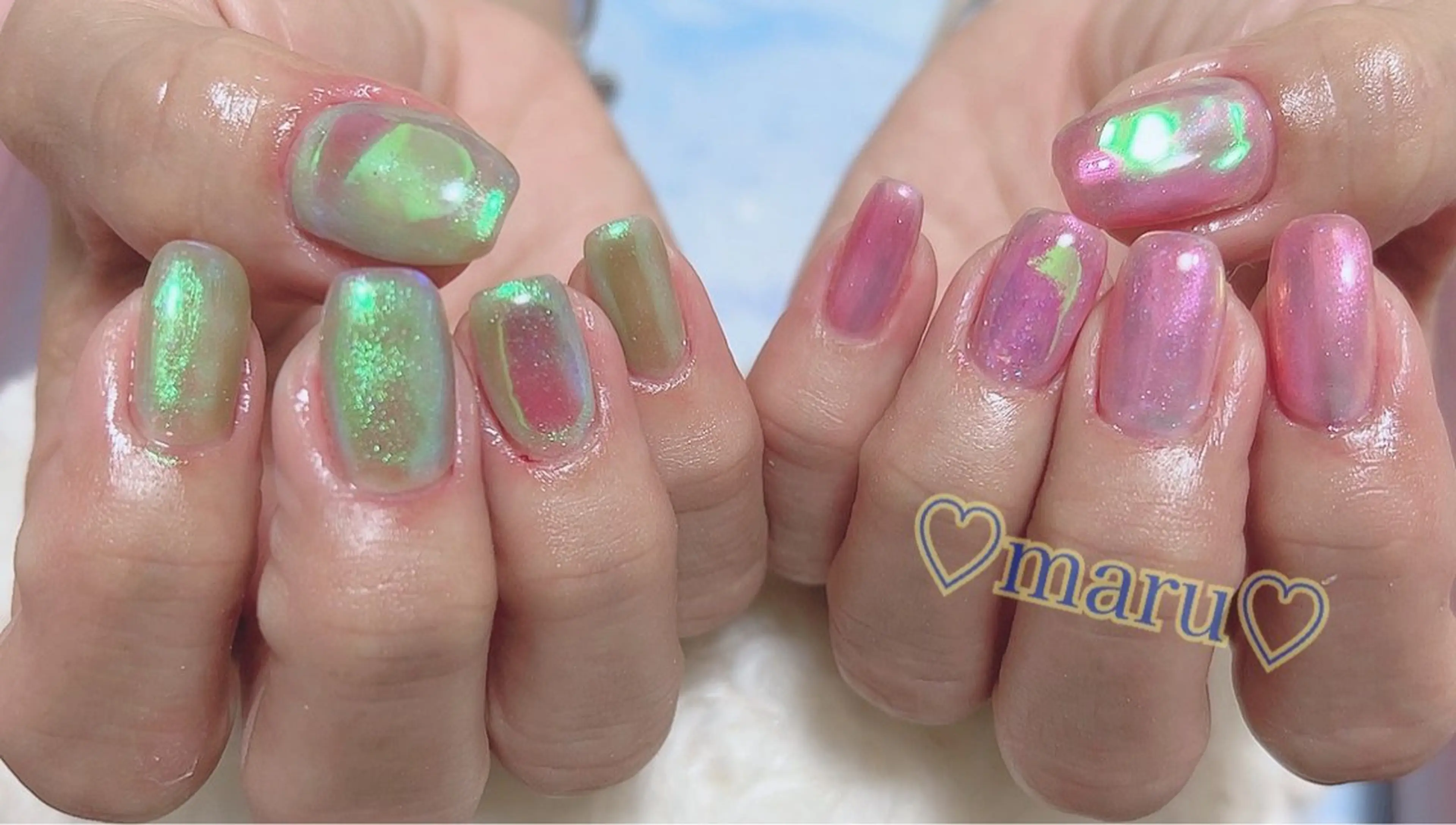 ネイル ハンドネイル フットネイル まるみ ♡のネイルデザイン