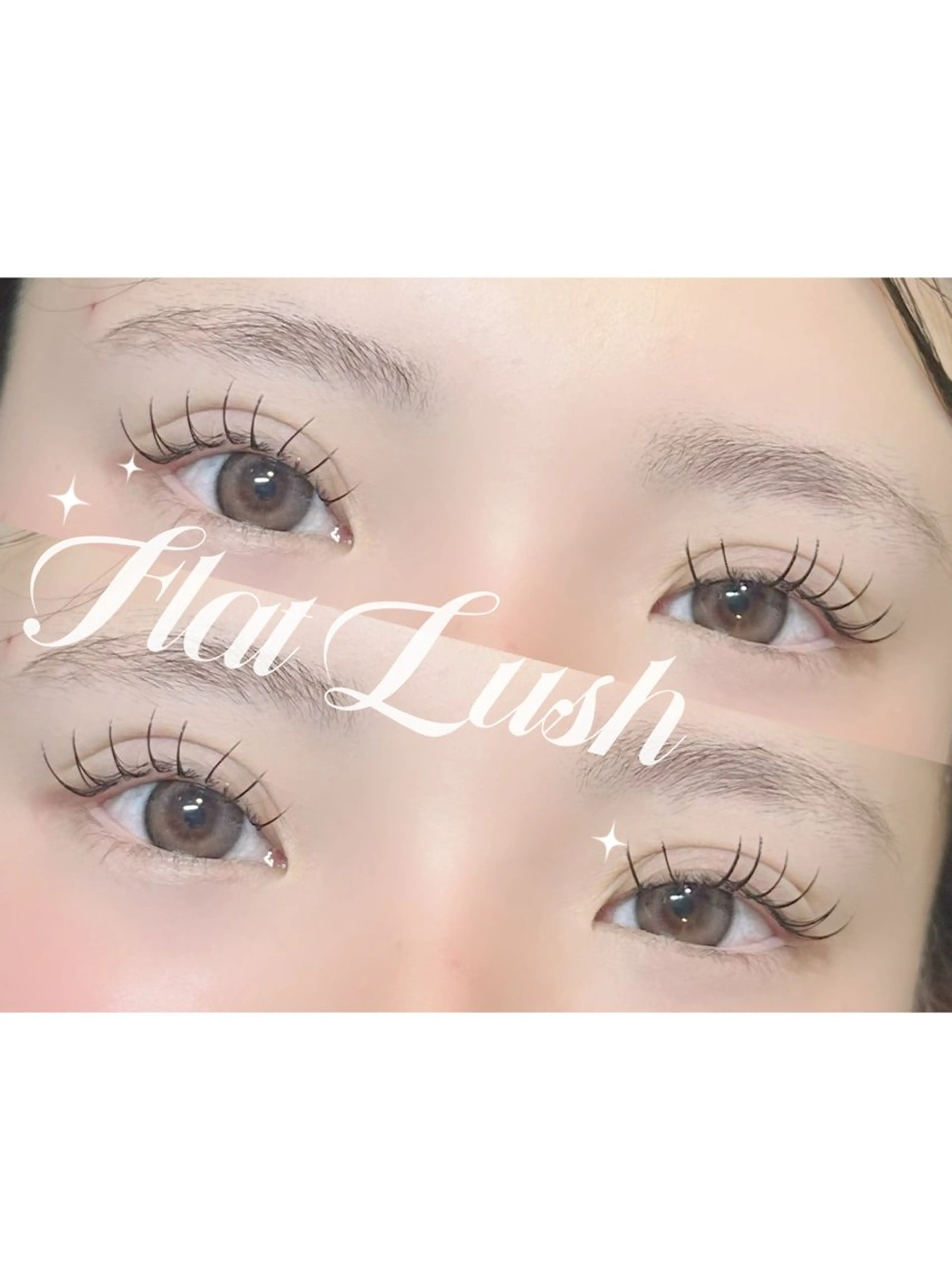 マツエク・マツパ フラットラッシュ 井上 沙耶のマツエク・マツパデザイン