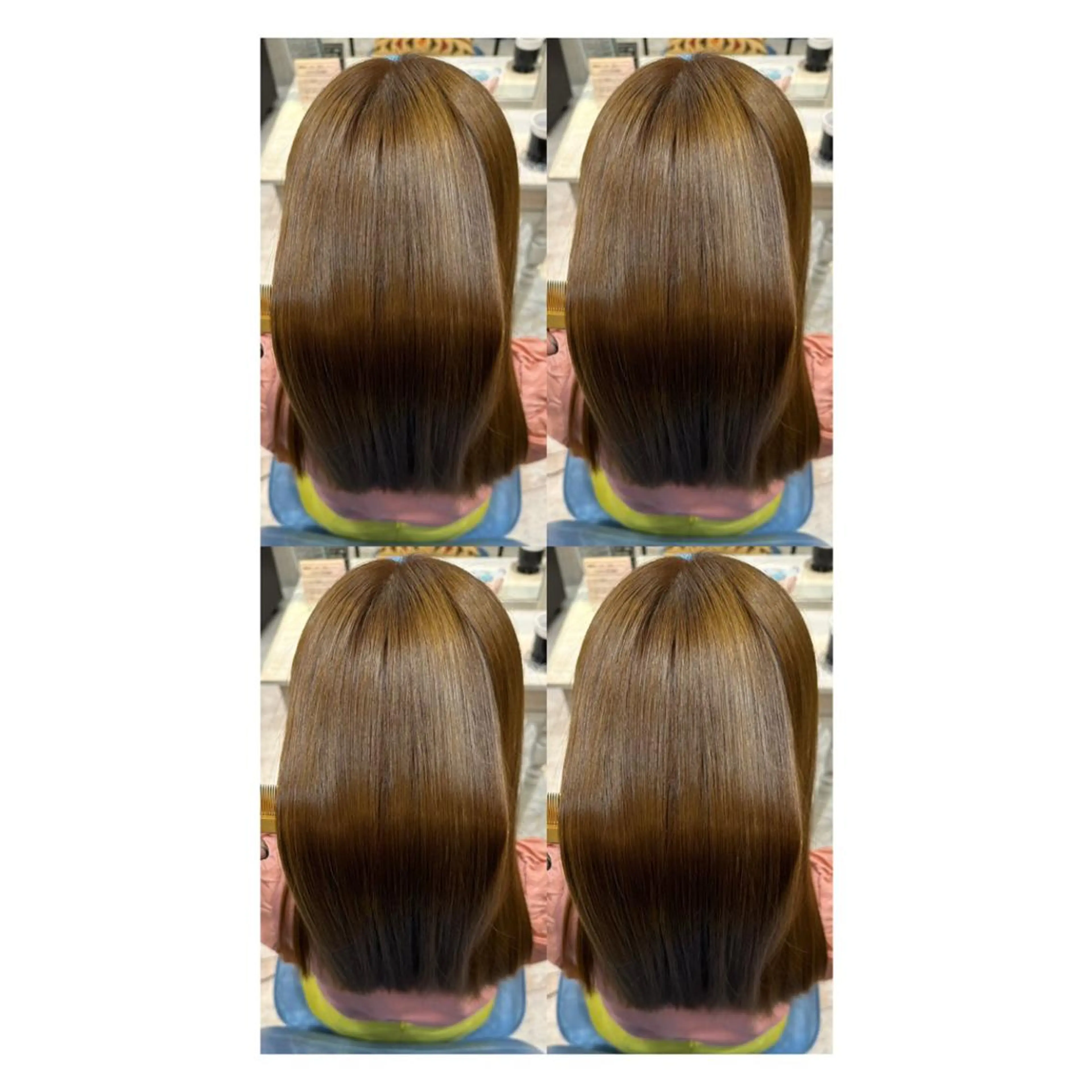 セミロング カラー 透明感カラー 髪質改善 縮毛矯正 トリートメント カット ヘアカラー トリートメント 店長✨レイヤー✖️ 髪質改善✖️韓国ヘアのヘアスタイル