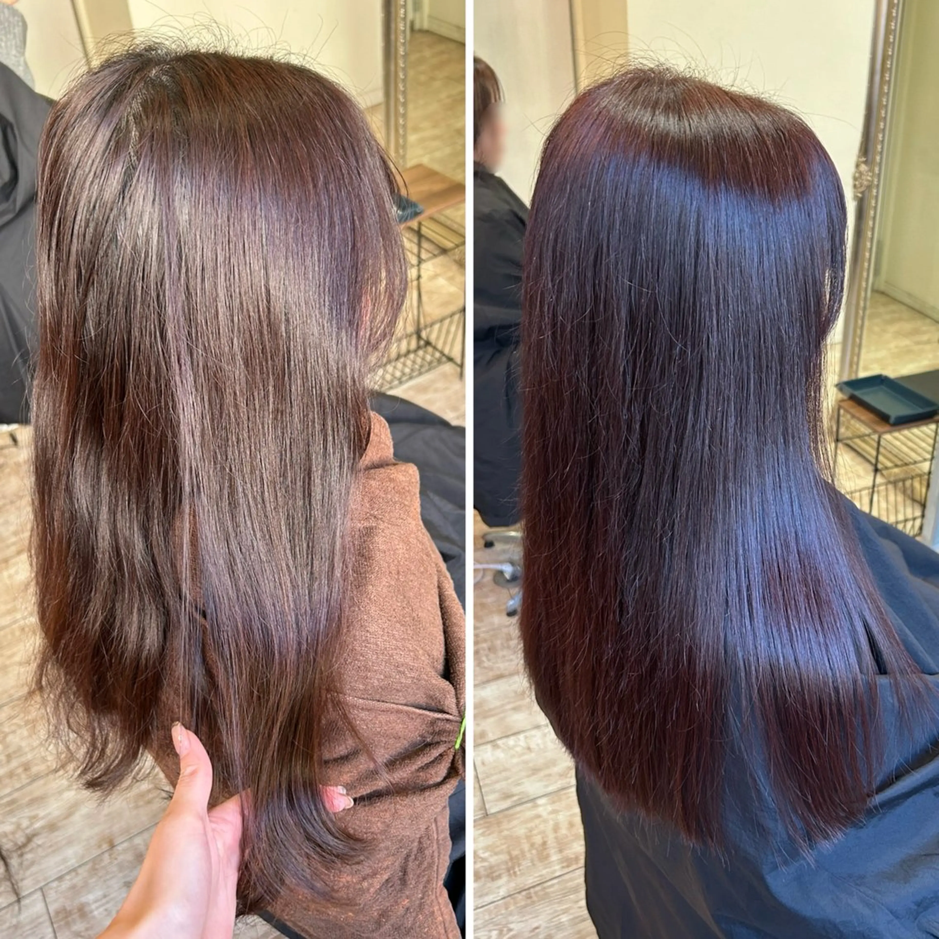 【人気No.3🪽】カット＋カラー＋ライト髪質改善Trの写真