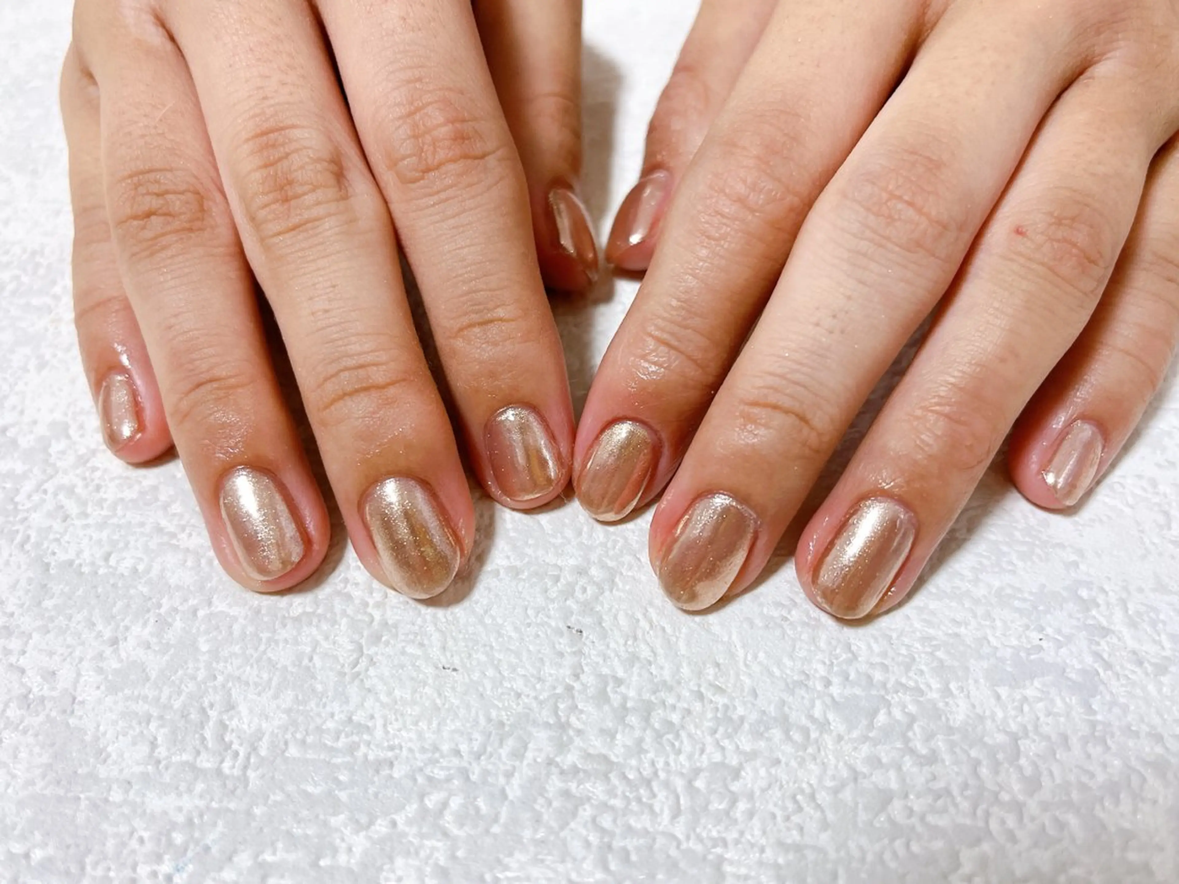 ネイル オーロラネイル フットネイル フレンチネイル ジェルネイル 韓国ネイル Mogu nail 二子玉川のネイルデザイン