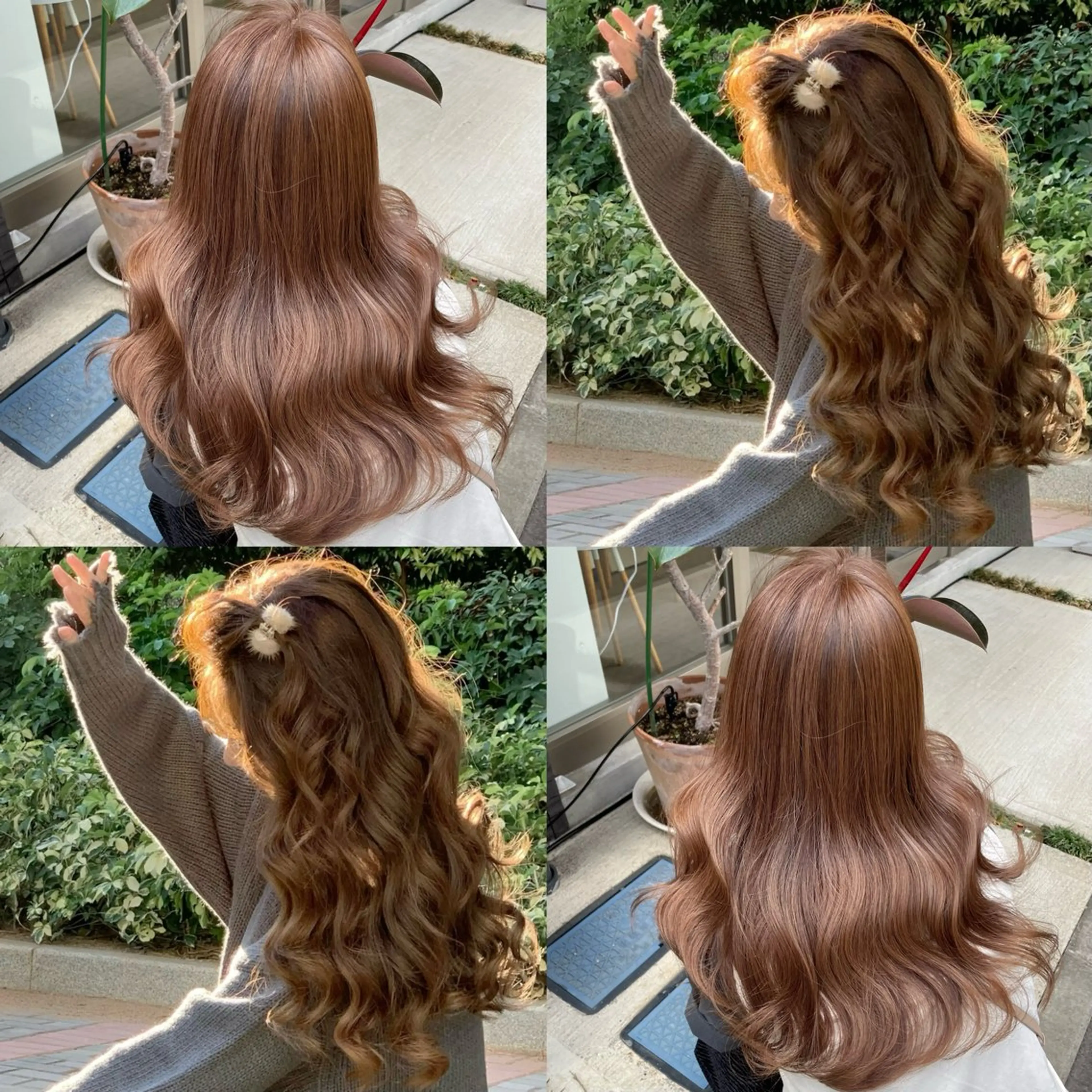 ロング カラー カット ヘアカラー トリートメント kana ブリーチなしカラー✨のヘアスタイル